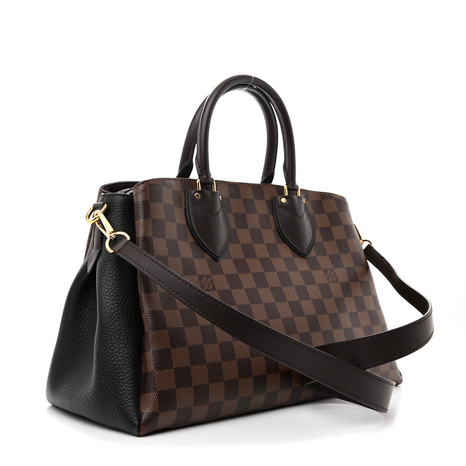 Cuir Taurillon Damier Ebene Normandy Black