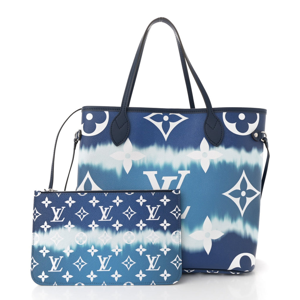 Monogram Escale Neverfull MM Blue
