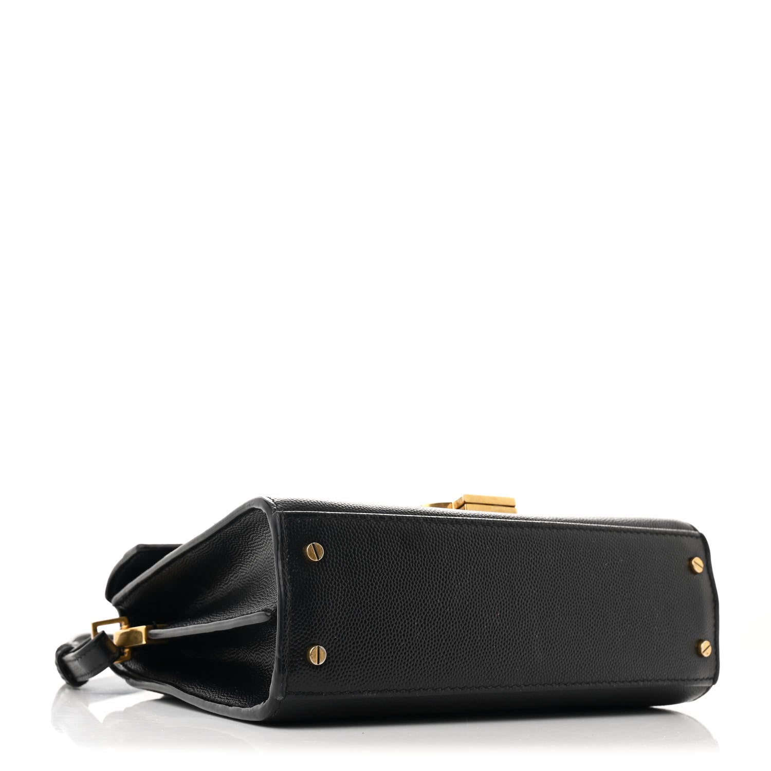 Grain de Poudre Mini Classic Monogram Cassandra Top Handle Black Rouge Legion