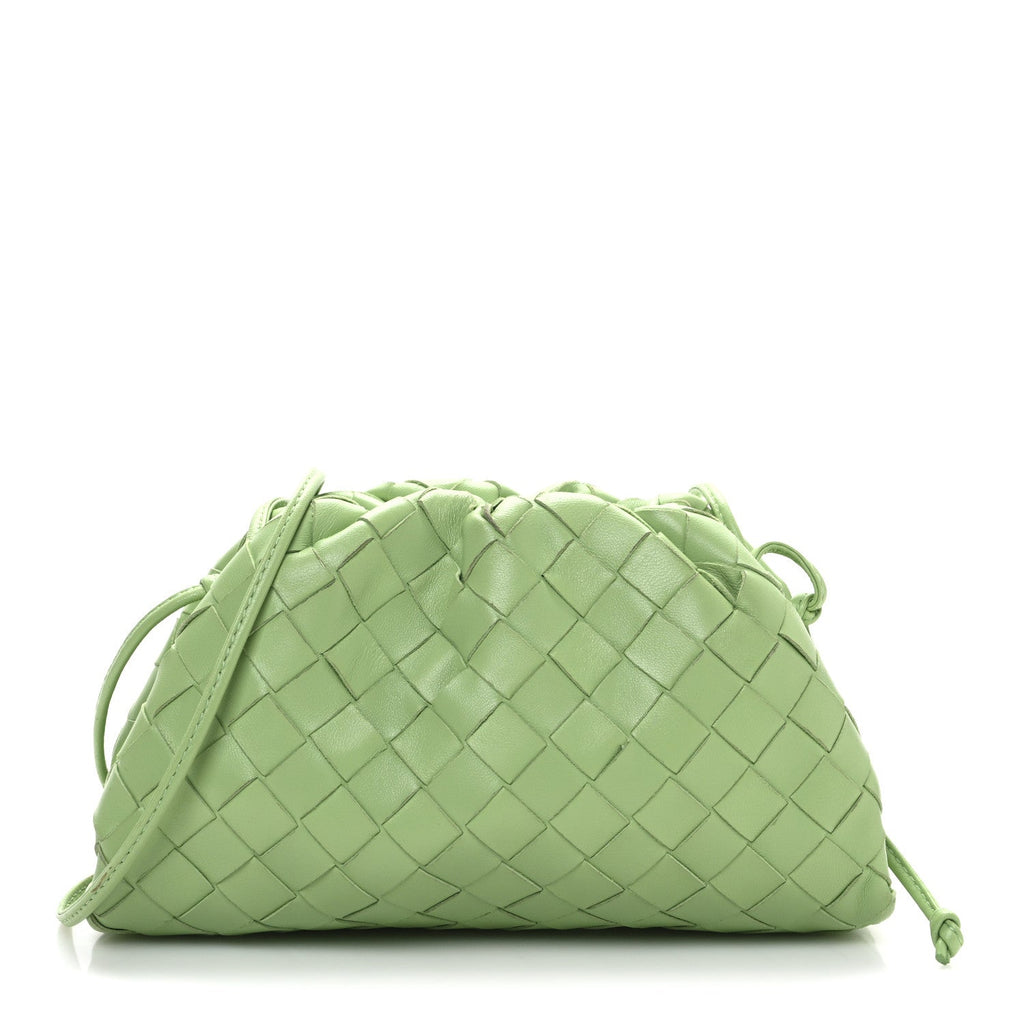 Nappa Intrecciato The Mini Pouch Pistachio