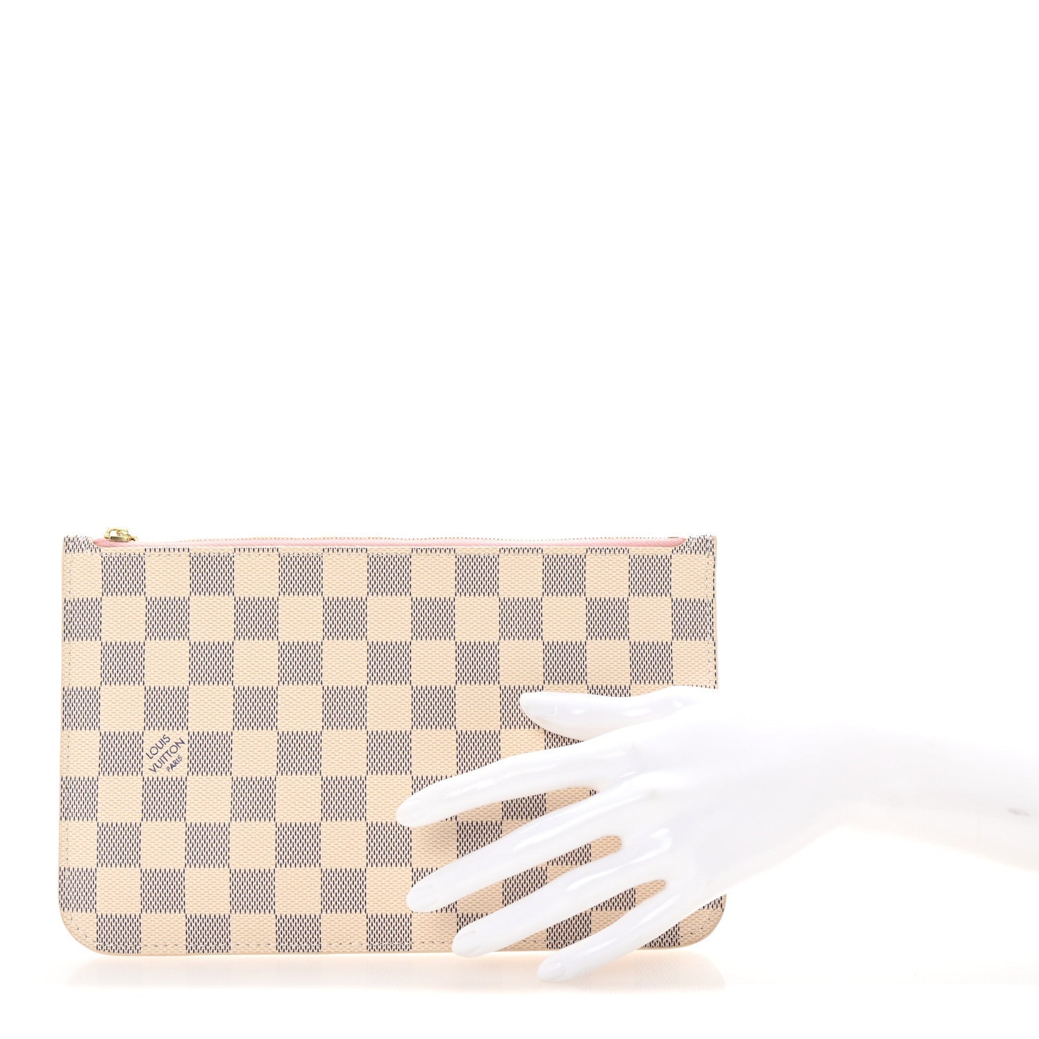 Damier Azur Neverfull MM GM Pochette Rose Ballerine