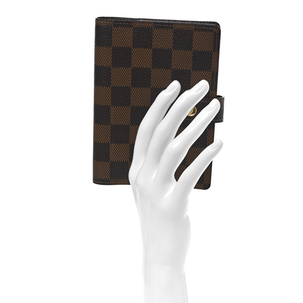 Damier Ebene Small Ring Agenda Cover