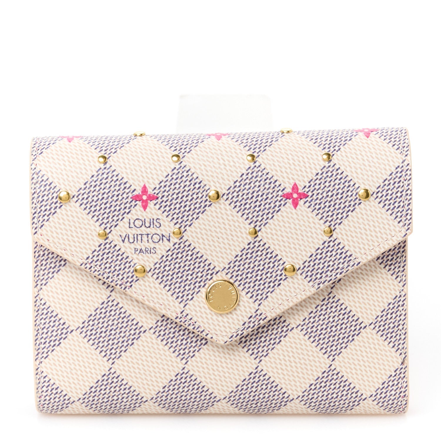 Damier Azur Studded Victorine Wallet