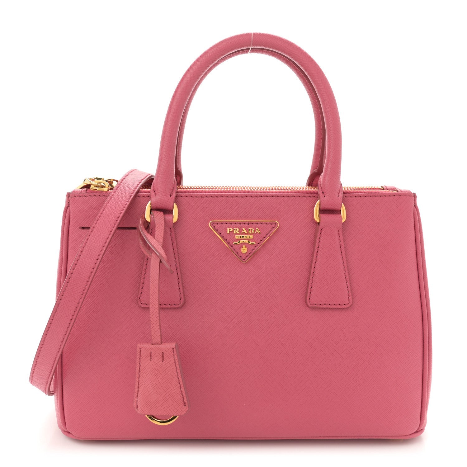 Saffiano Lux Mini Galleria Double Zip Tote Tamaris