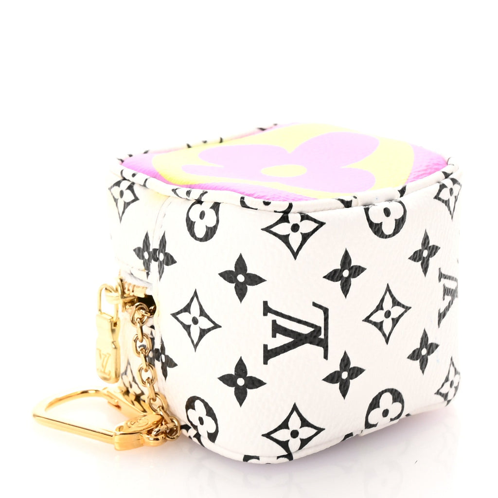 Monogram Giant Cube Coin Purse Pink