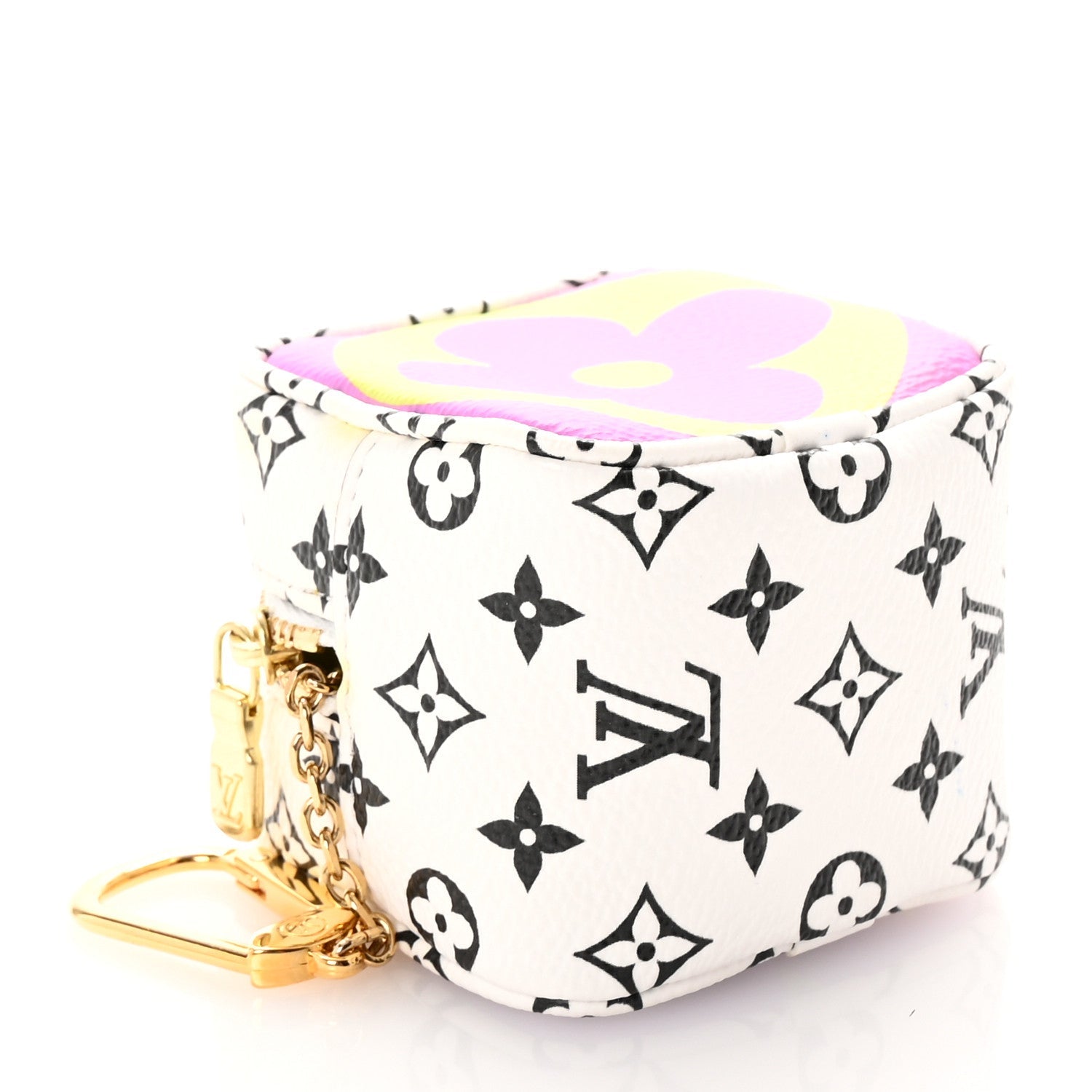 Monogram Giant Cube Coin Purse Pink