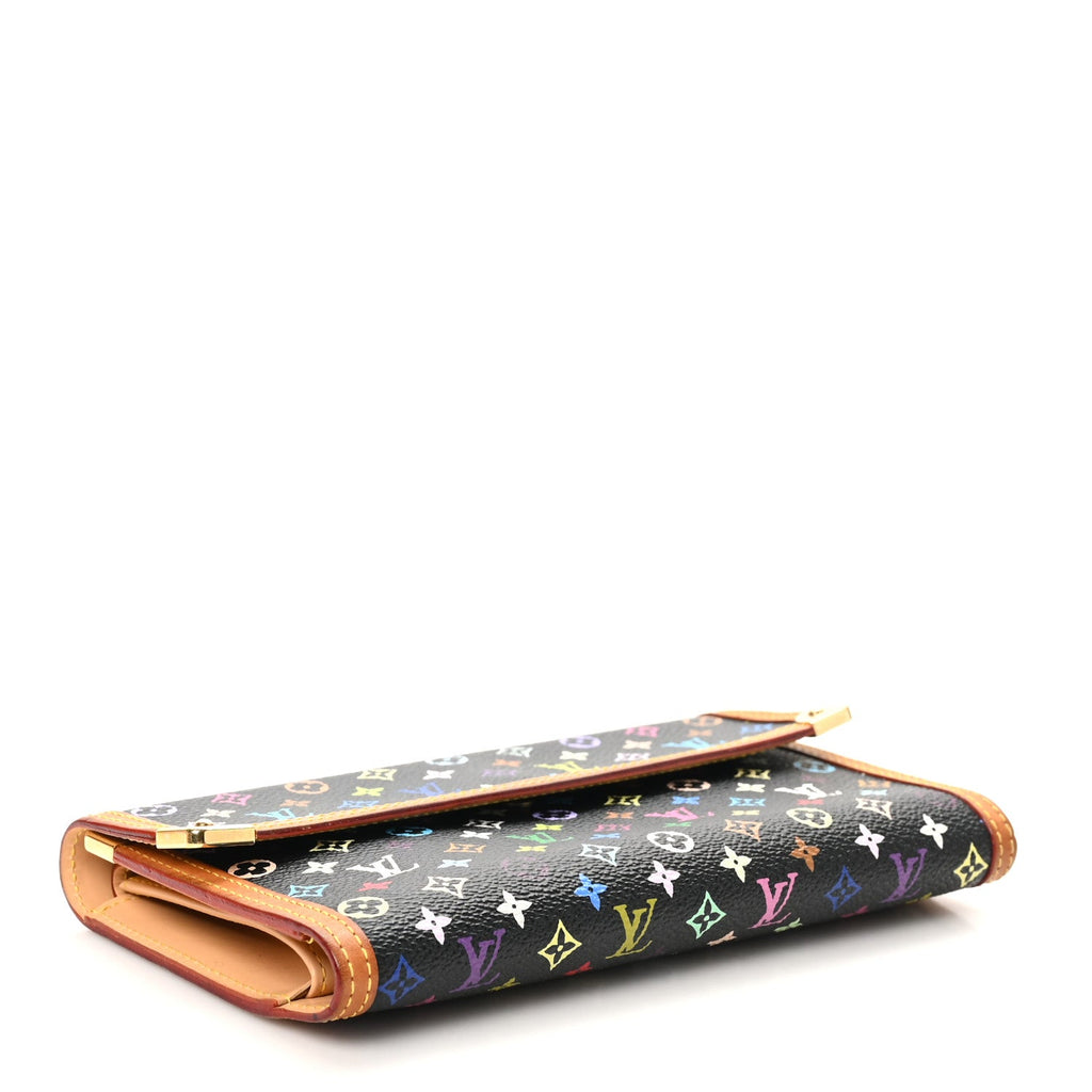 Monogram Multicolor Porte Tresor International Wallet Black