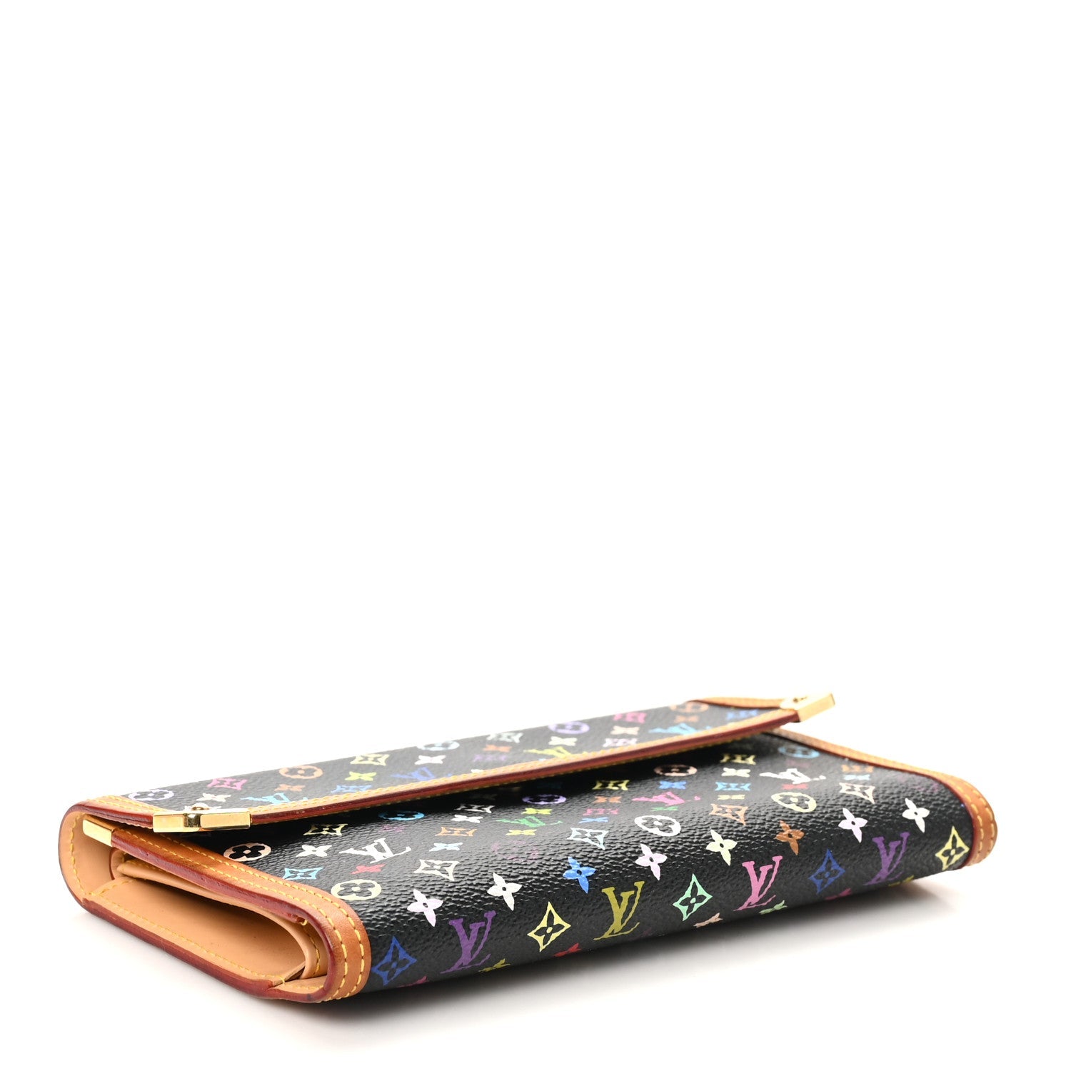 Monogram Multicolor Porte Tresor International Wallet Black
