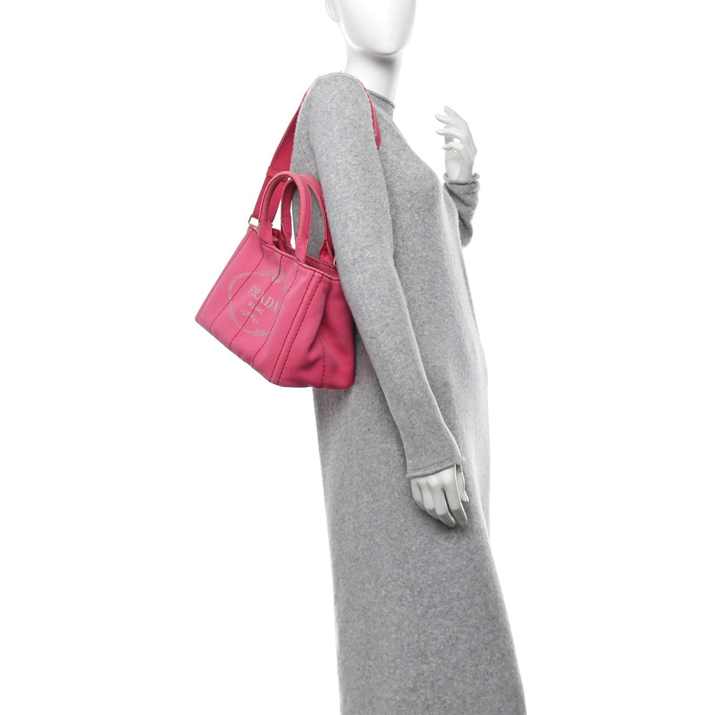 Canapa Small Logo Tote Peonia