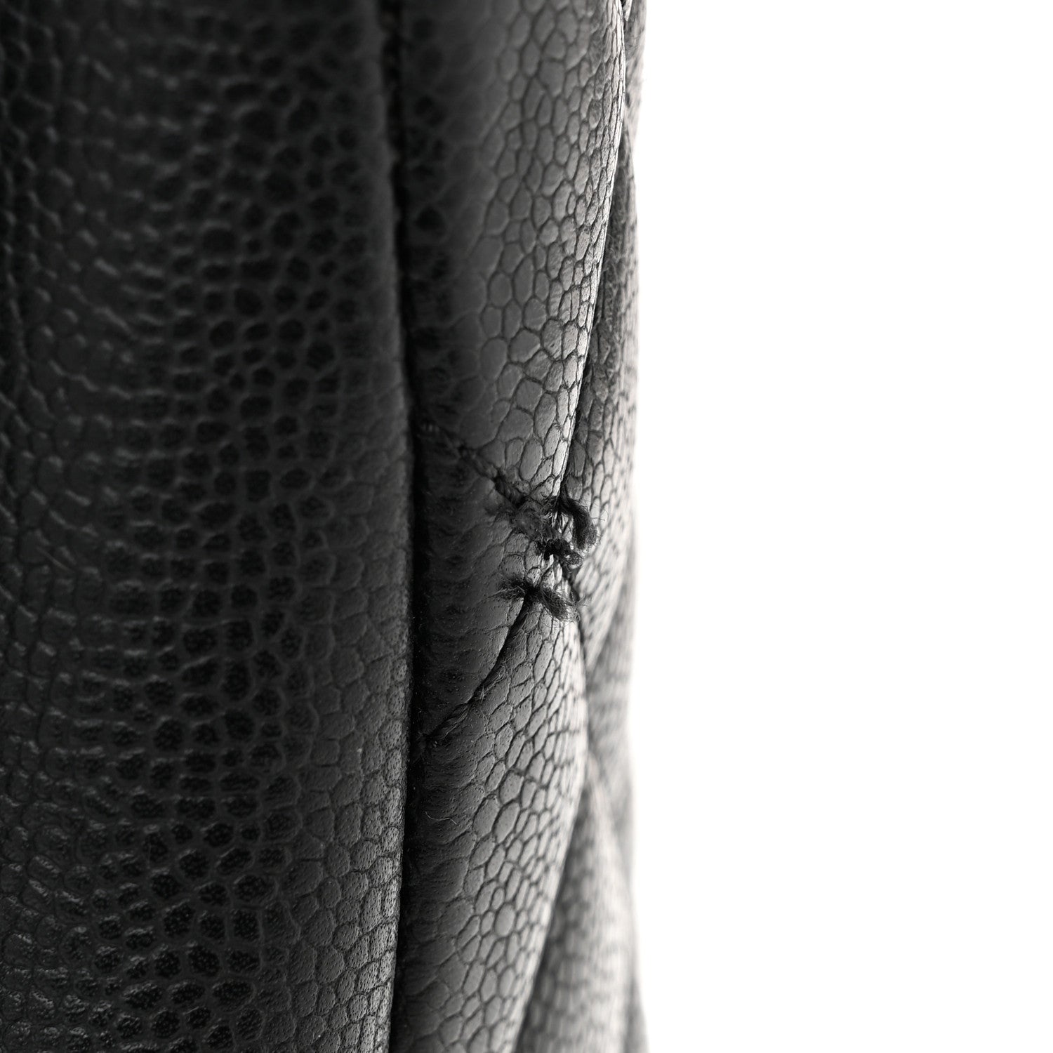 Caviar Quilted Grand Shopping Tote GST Black