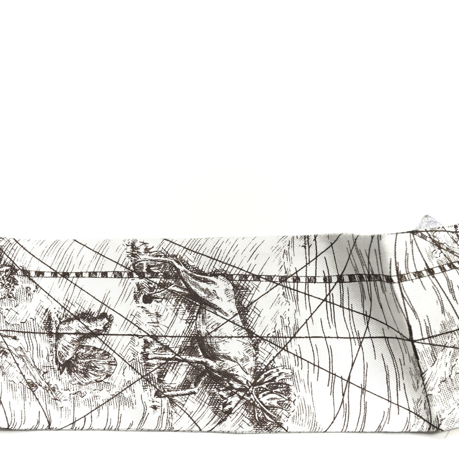 Silk ABCDior "M" Mitzah Scarf  Gris Anthracite