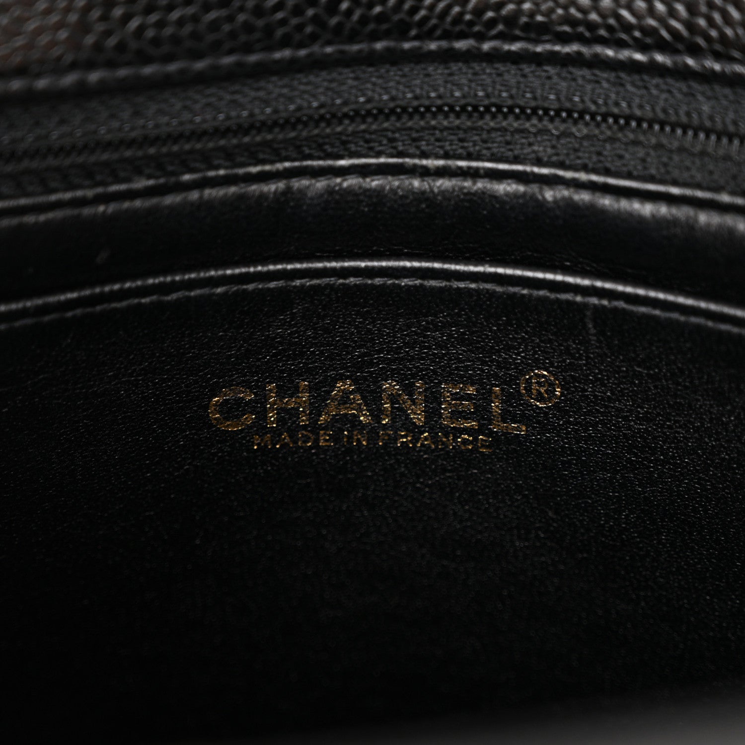 Caviar Jumbo Single Flap Black