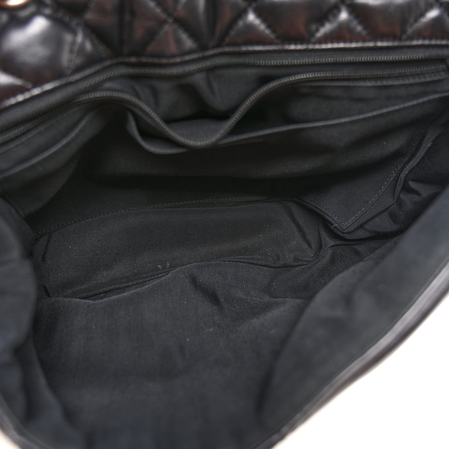 Lambskin Quilted Jumbo Paris Dallas Single Flap Black