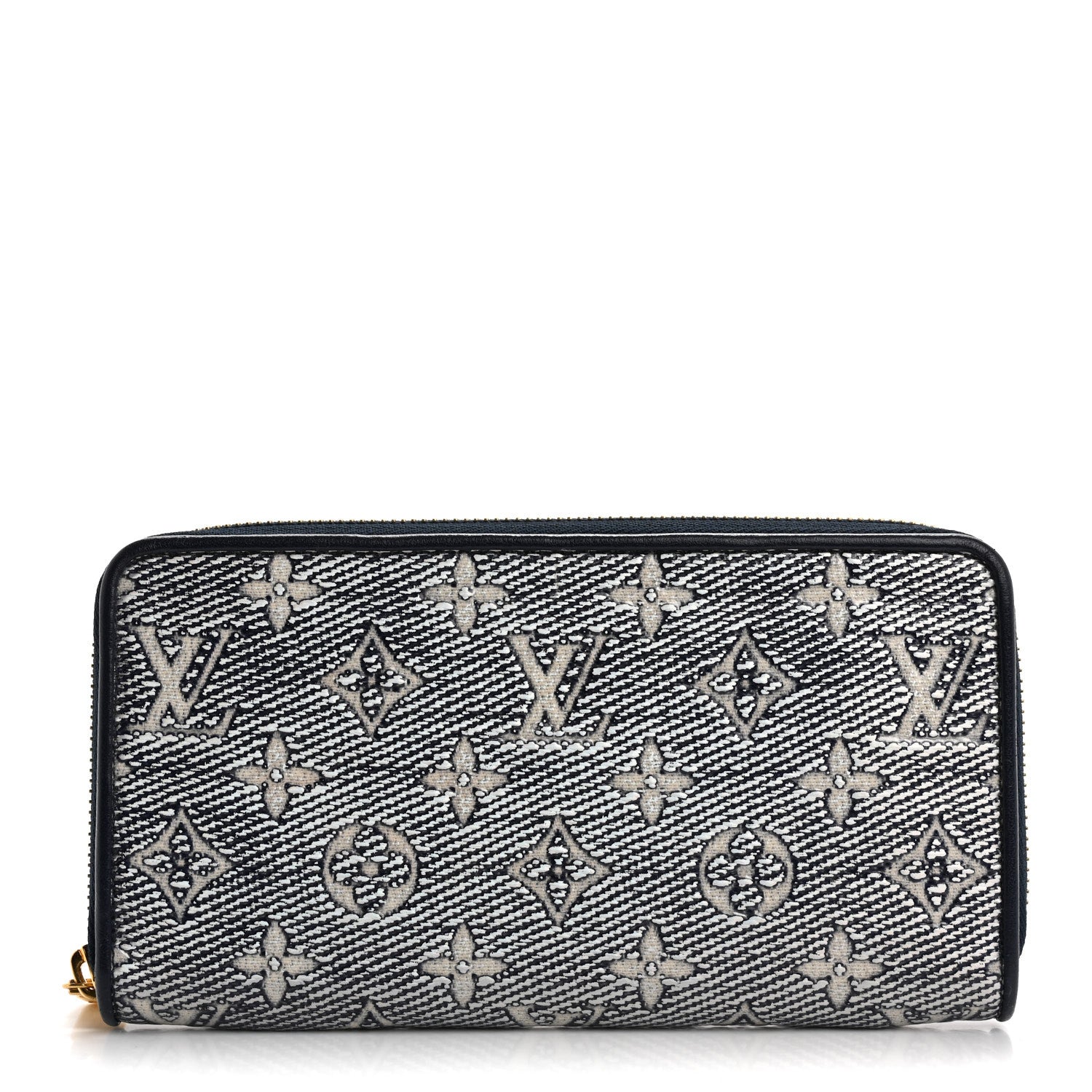 Hollographic Monoglam Zippy Wallet Blue