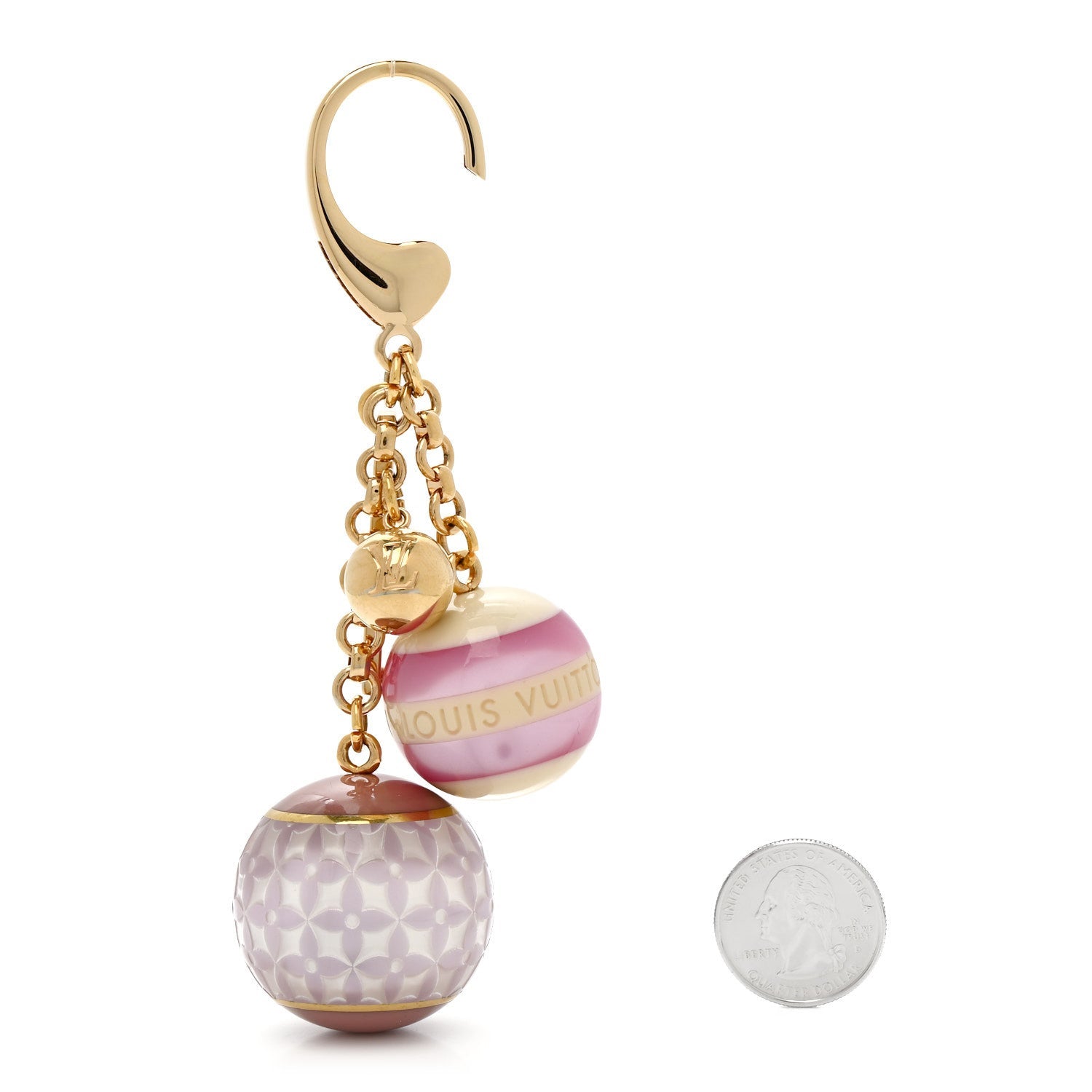 Mini Lin Croisette Bag Charm Violet