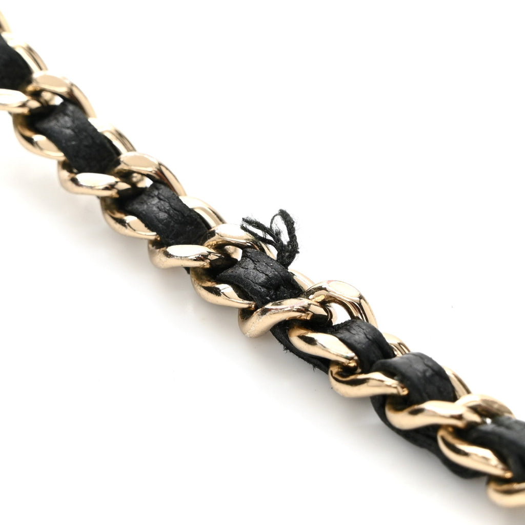 Caviar Quilted Vintage Mademoiselle Wallet On Chain WOC Black