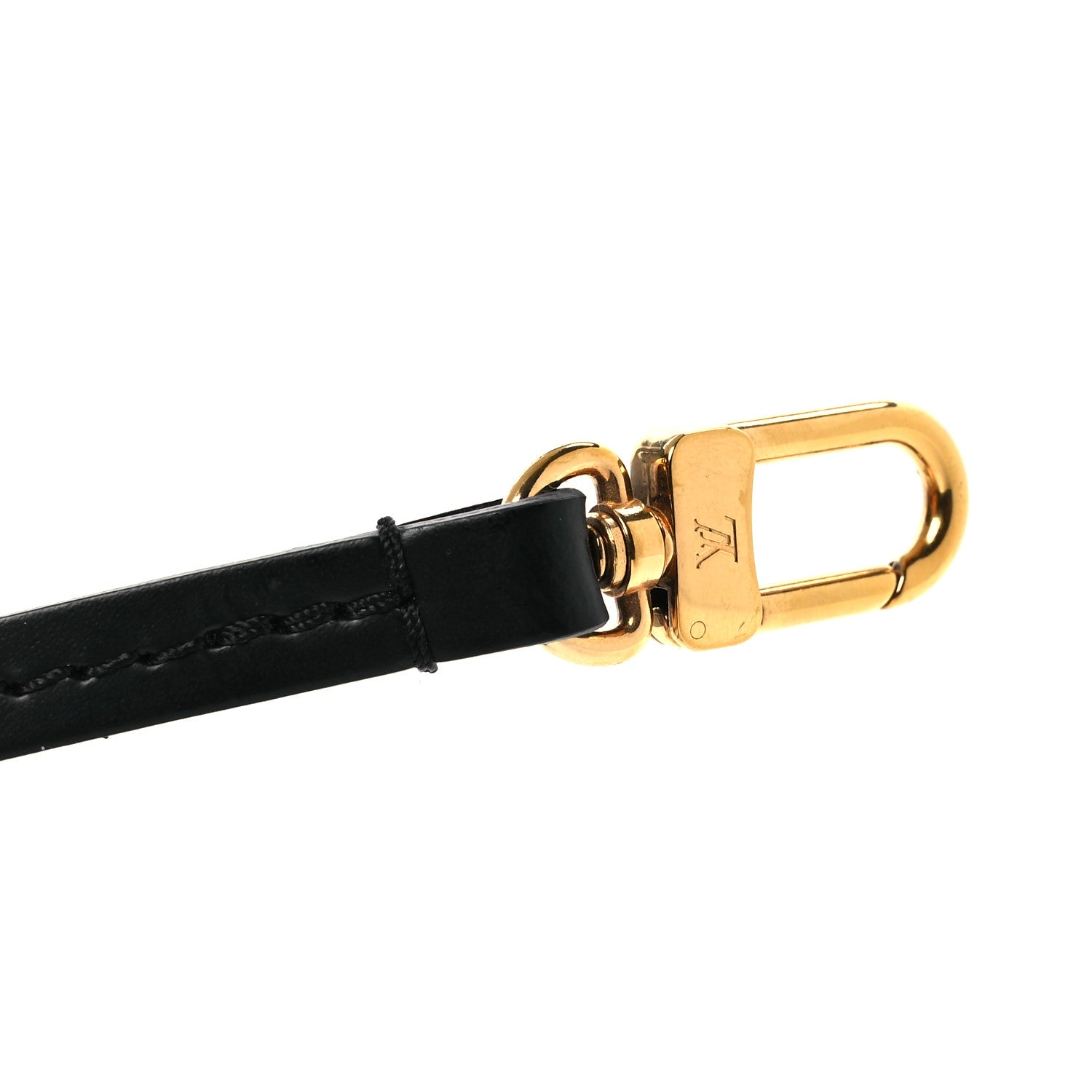 Calfskin Pochette Accessories Strap Black