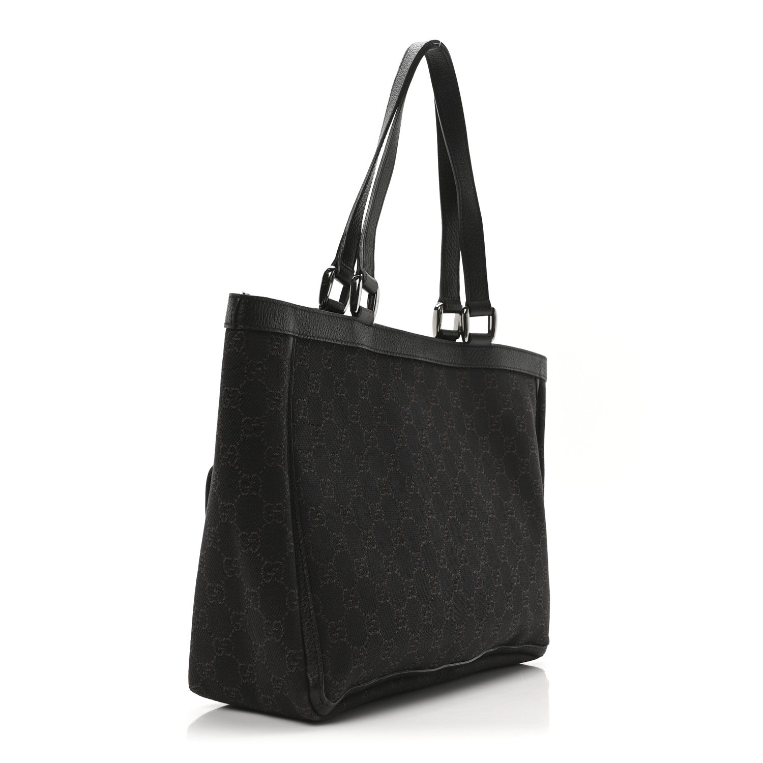 Monogram Abbey D Ring  Tote Dark Brown