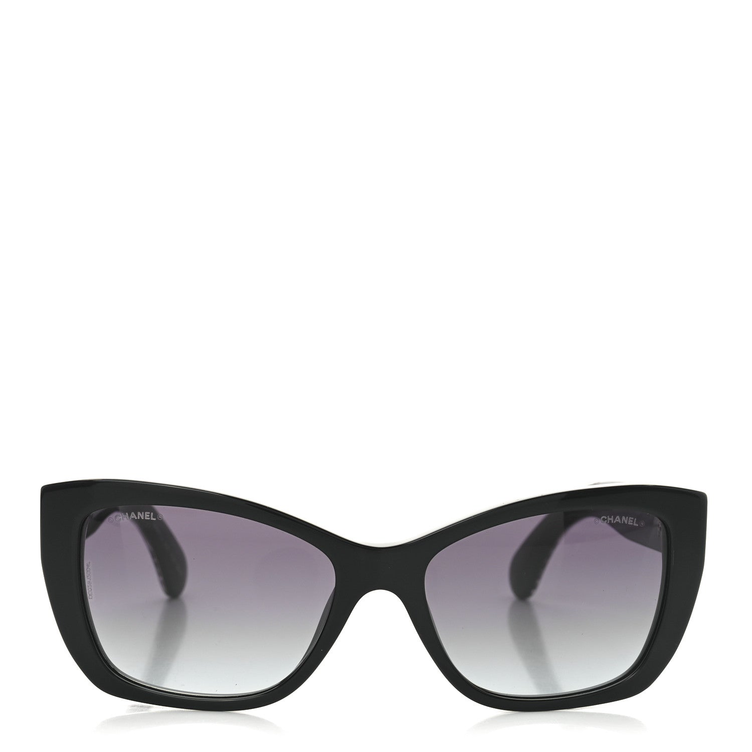 Acetate Metal Butterfly Sunglasses 71553 Black