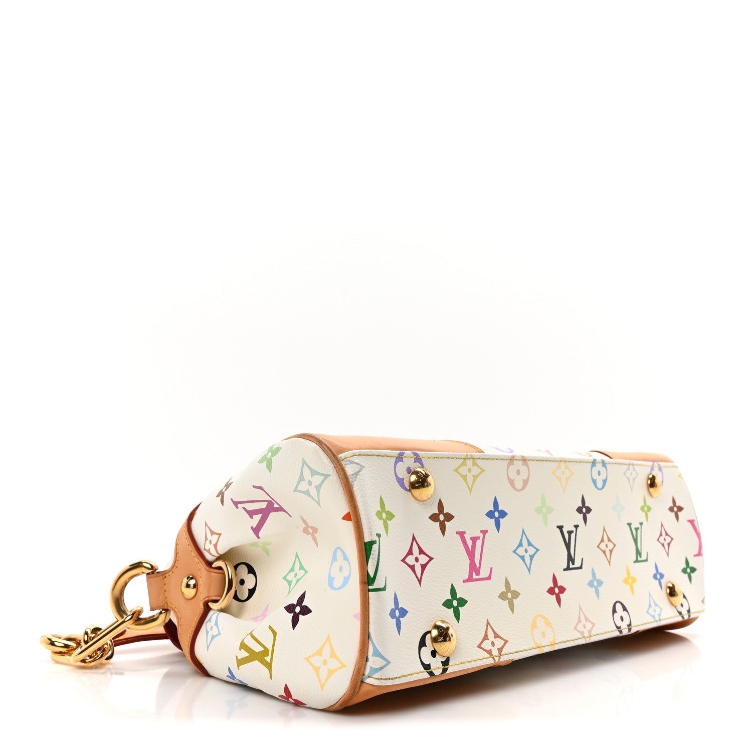 Monogram Multicolor Beverly MM White