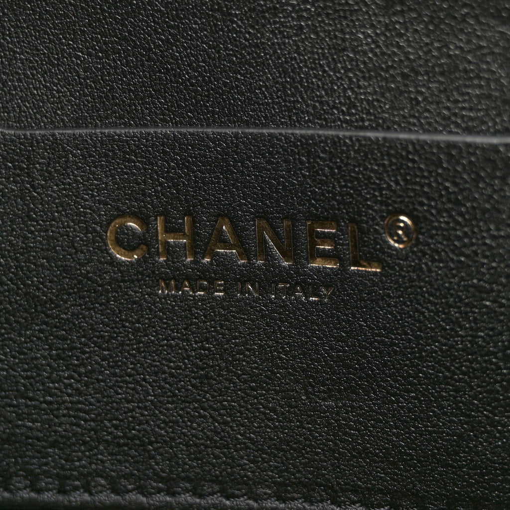 Lambskin Quilted Clutch Large Flap Bag Black