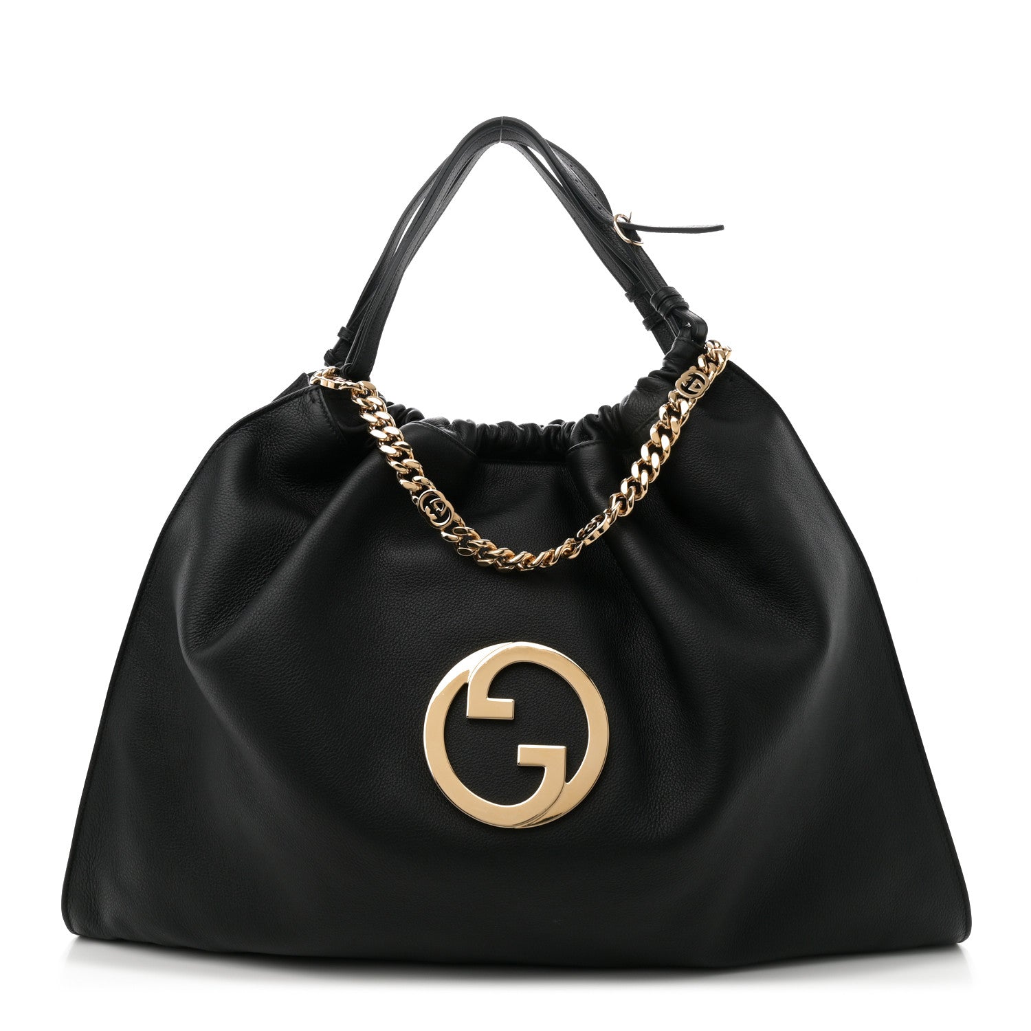 Calfskin Large Blondie Tote  Black