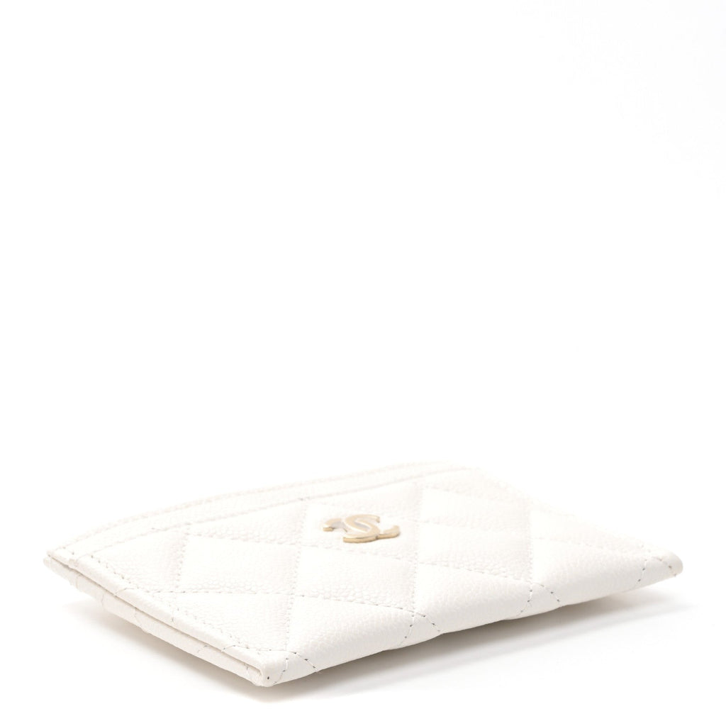 Caviar Quilted  Holder White