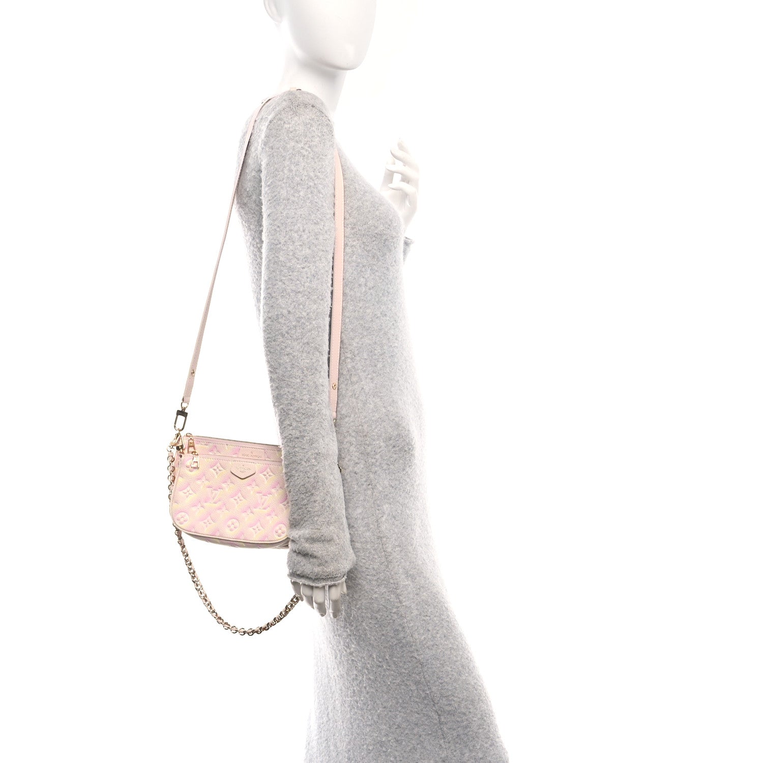 Empreinte Monogram Summer Stardust Multi Pochette Accessories Pink