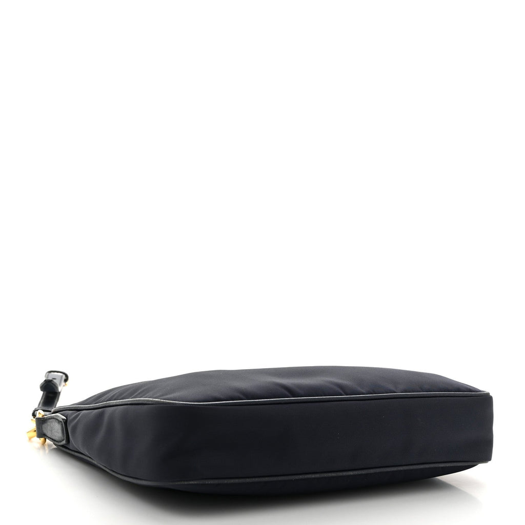 Tessuto Nylon Saffiano Crossbody Bag Bleu