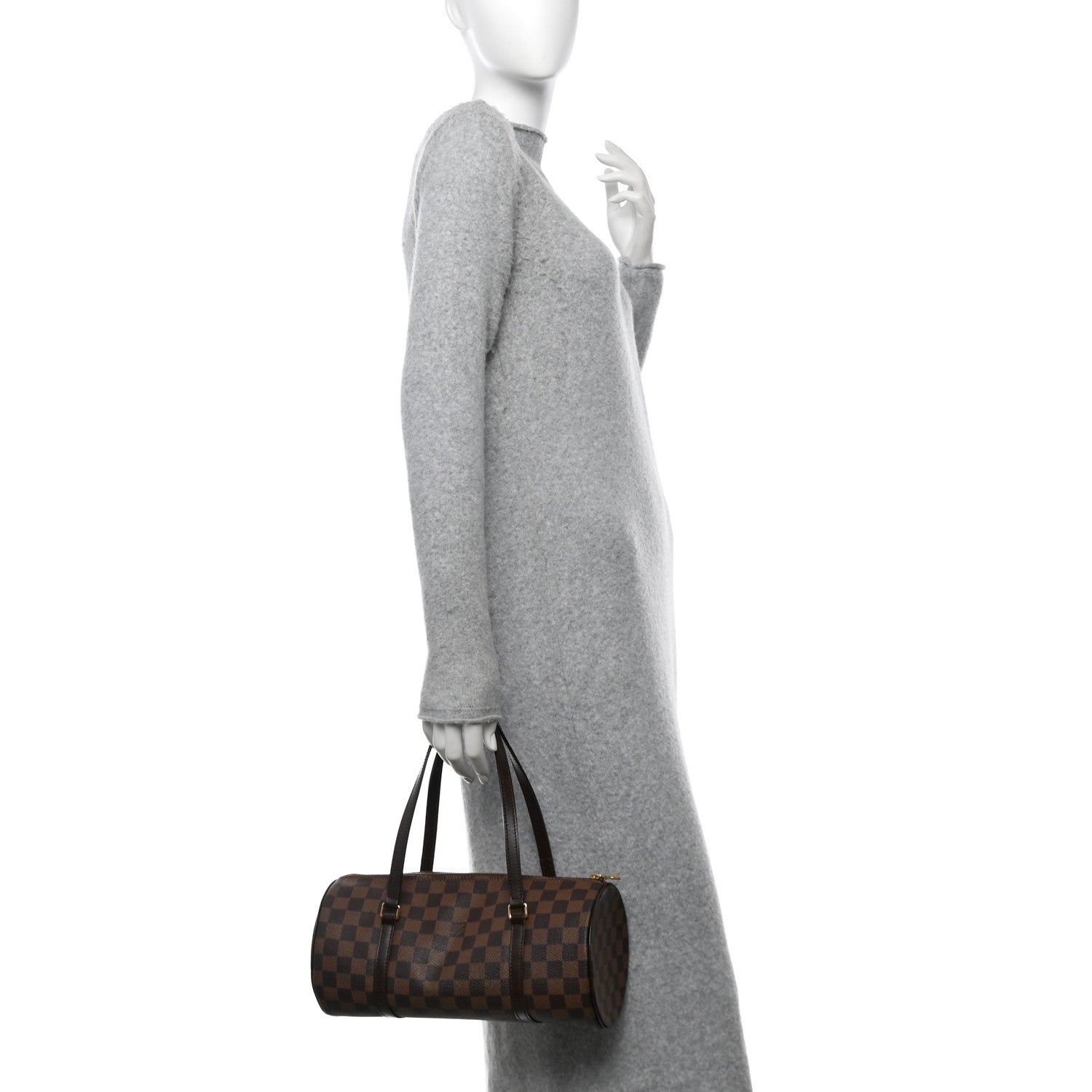 Damier Ebene Papillon 30 With Companion