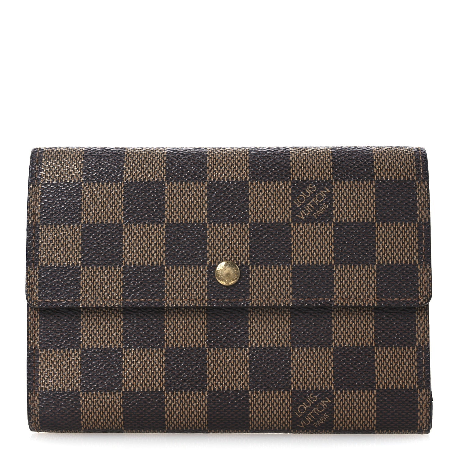 Damier Ebene Porte Tresor Etui Papier Wallet