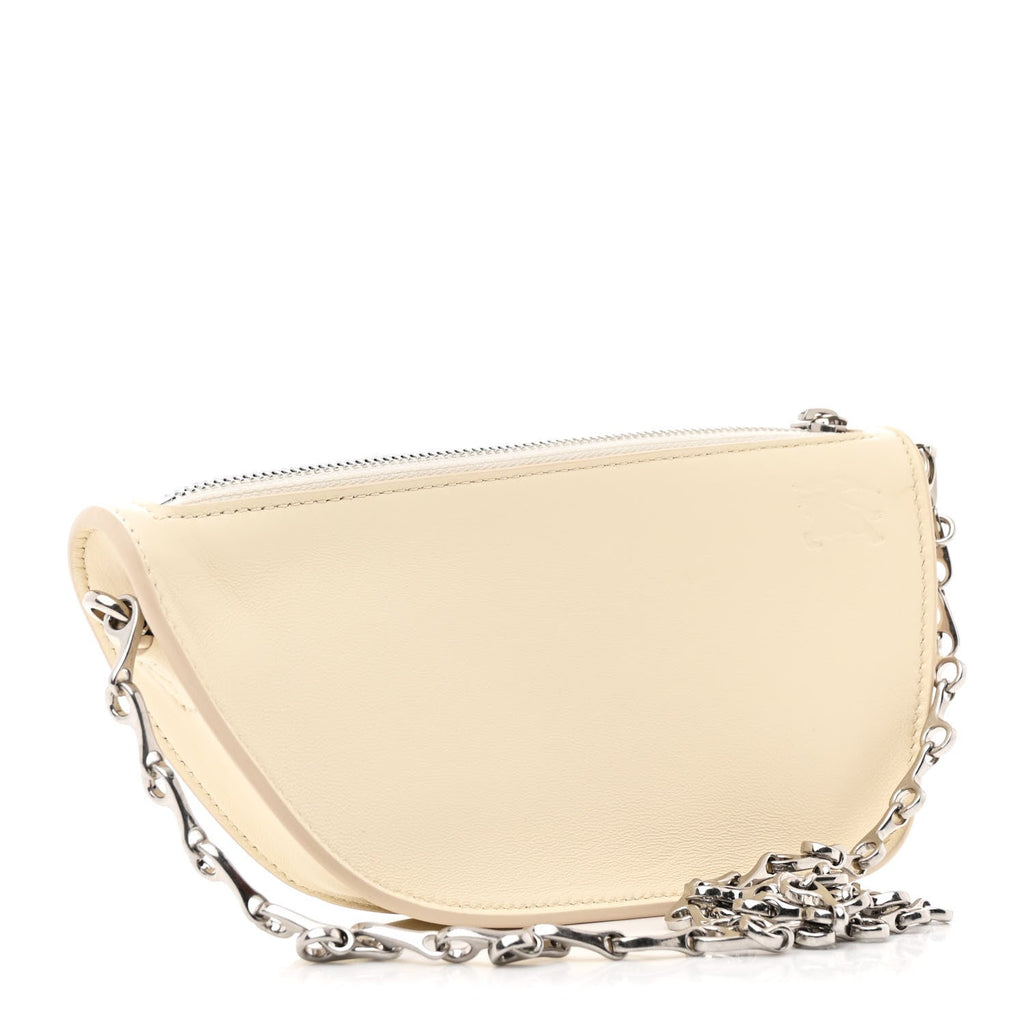 Calfskin Micro Shield Sling Bag Pearl