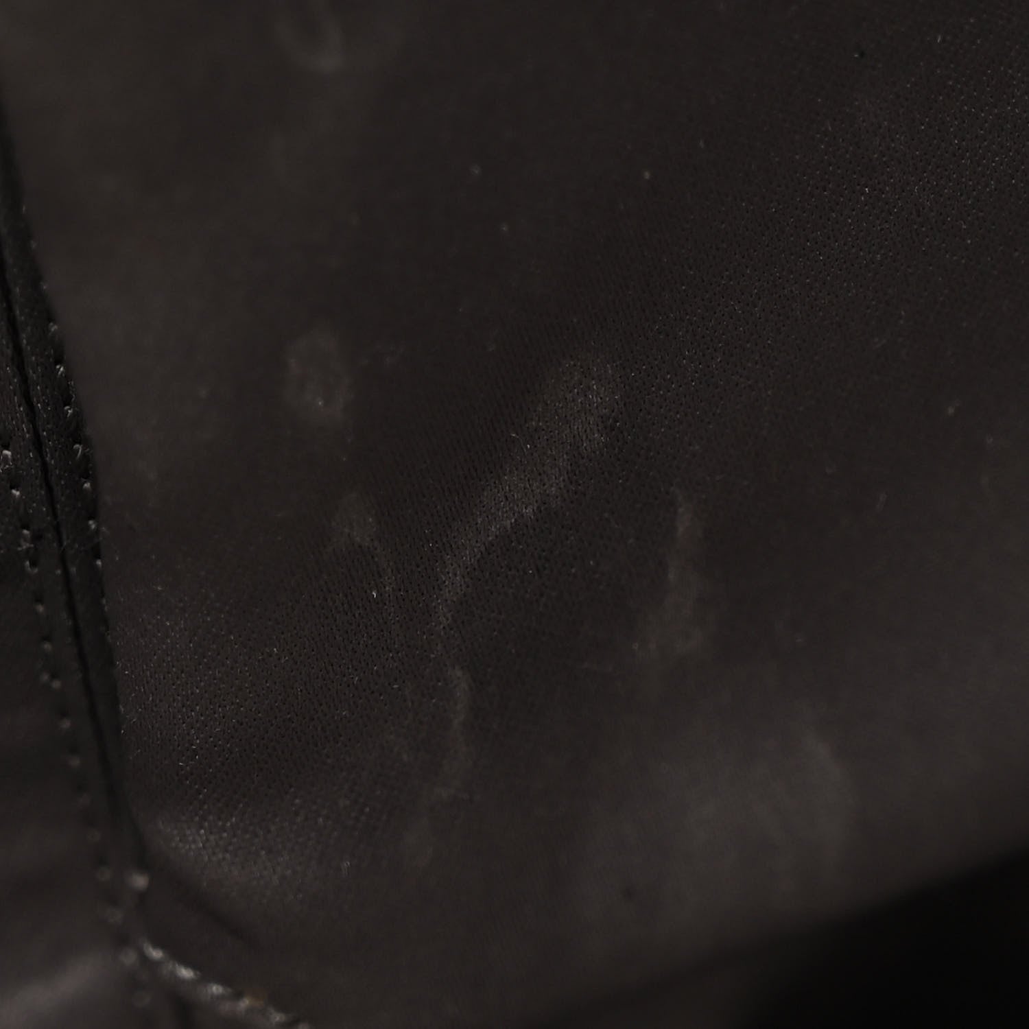 Crinkled Coated Canvas Le Marais Large Tote Black