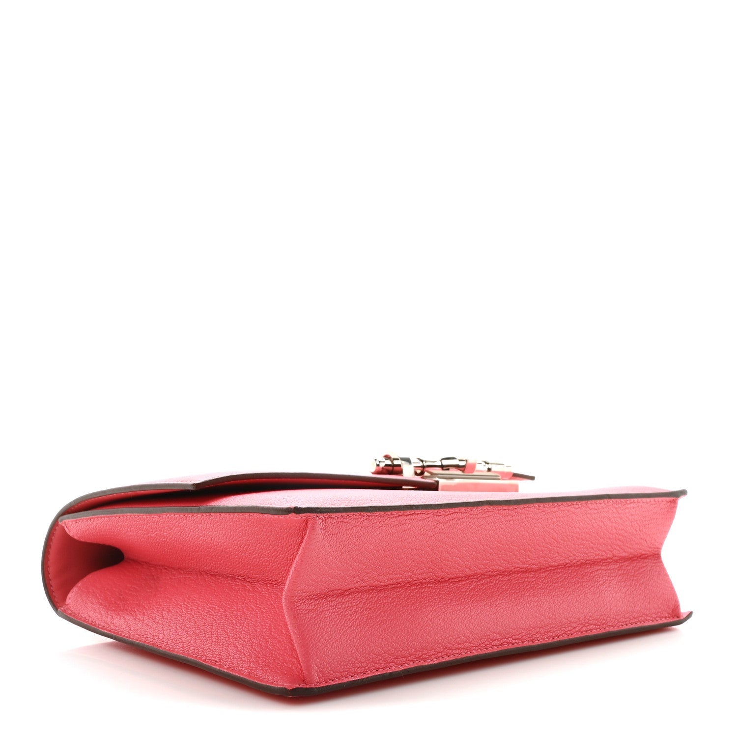 Chevre Mysore Verrou Clutch Rose Lipstick