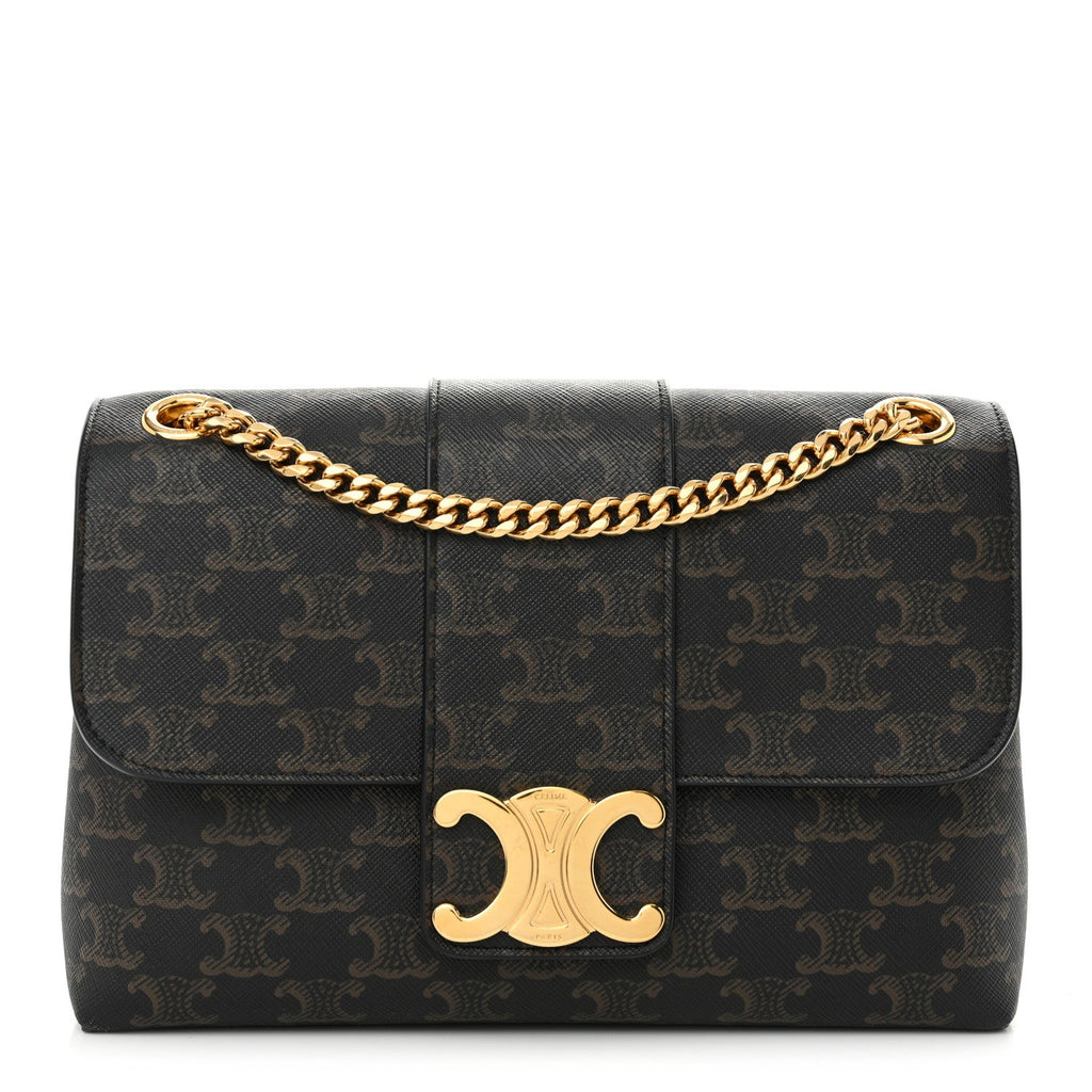 Triomphe Canvas Medium Victoire Tan