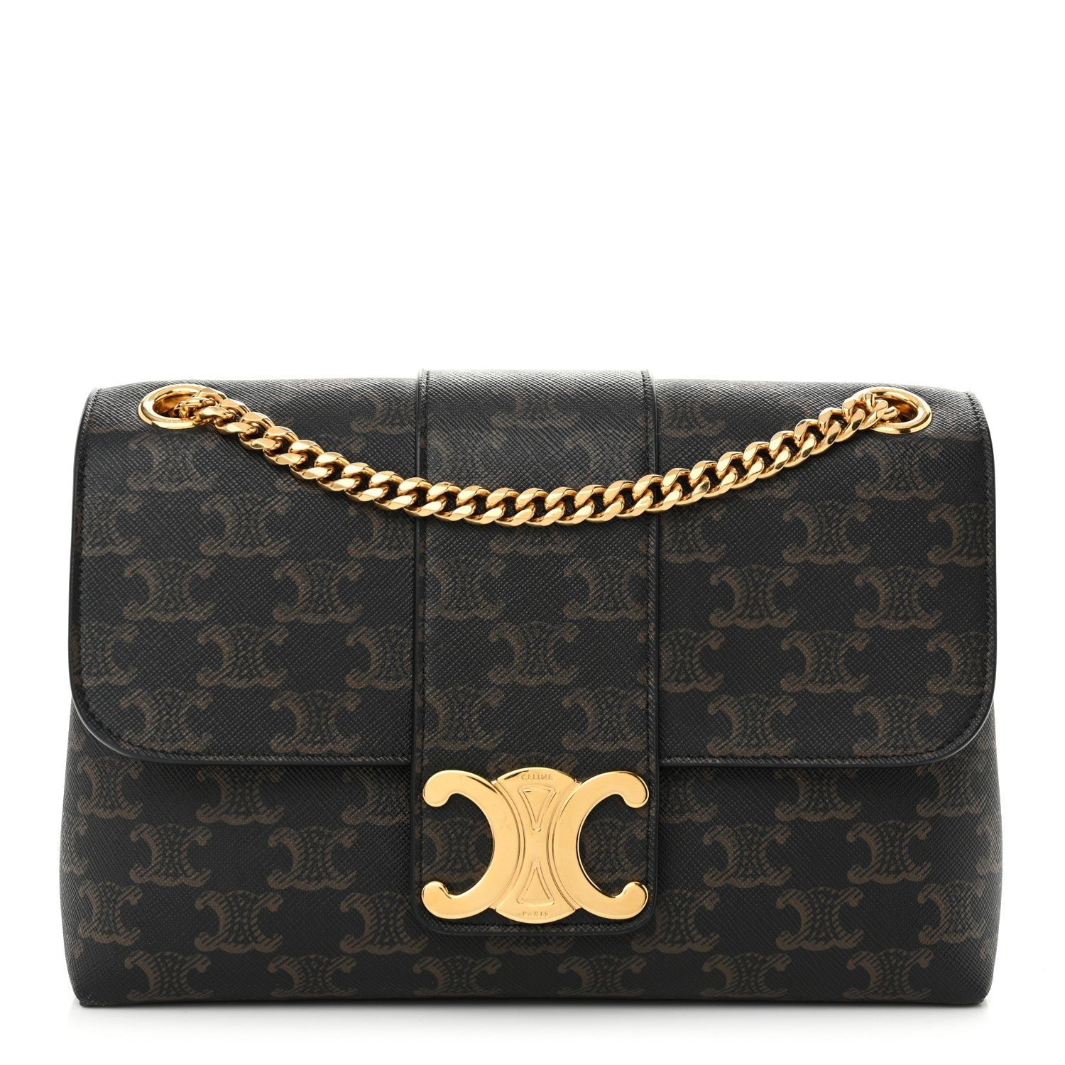 Triomphe Canvas Medium Victoire Tan