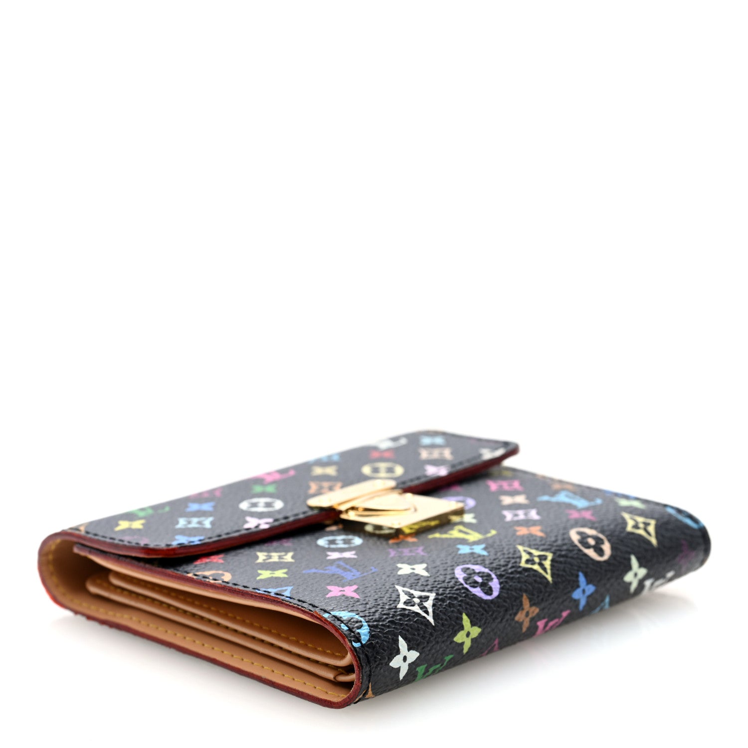 Monogram Multicolor Koala Wallet Black