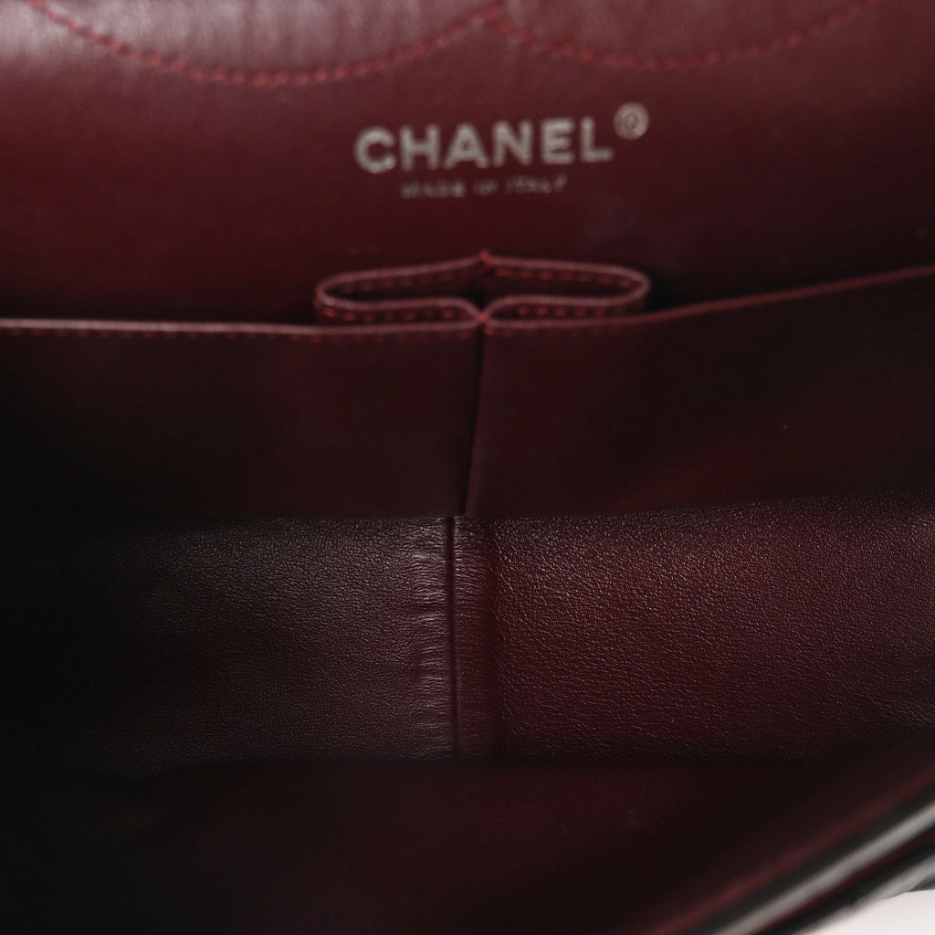 Aged Calfskin Quilted 2.55 Reissue 226 Flap Black