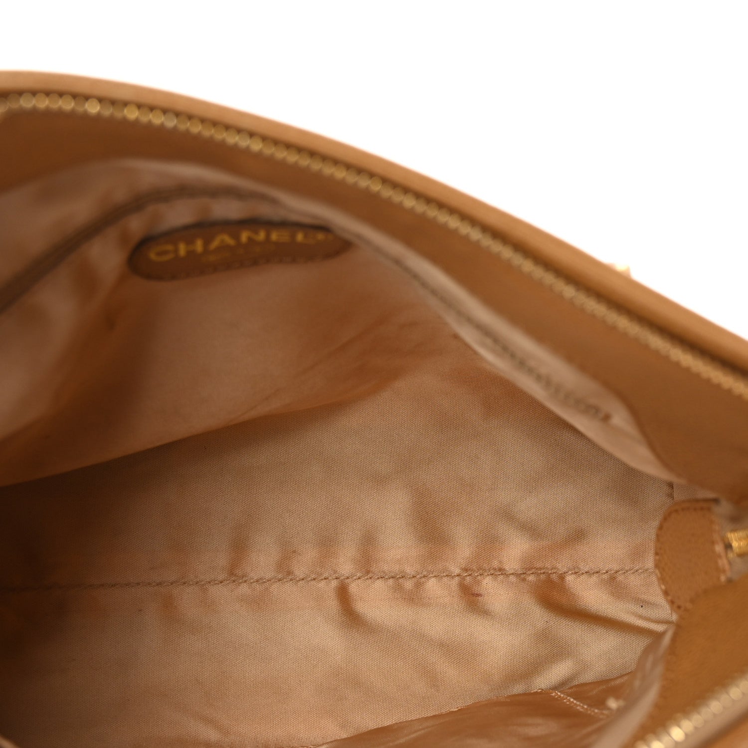 Caviar Shoulder Bag Beige