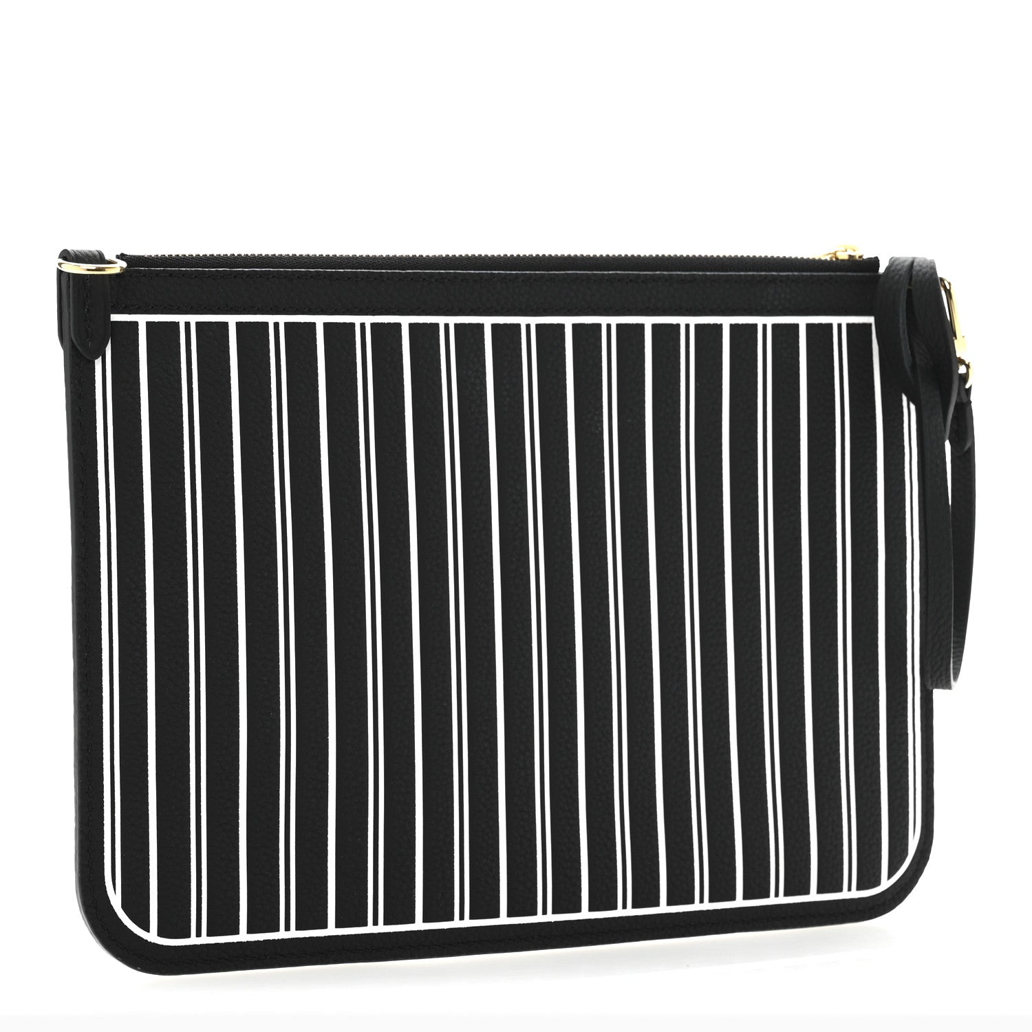 Calfskin Neverfull Inside Out MM Pochette Black