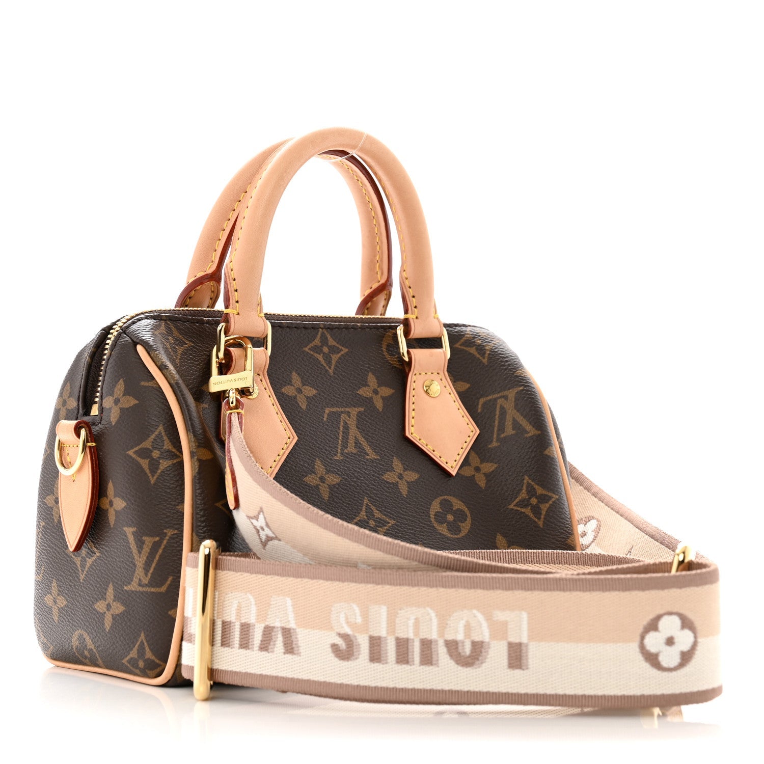Monogram Speedy Bandouliere 20 Beige