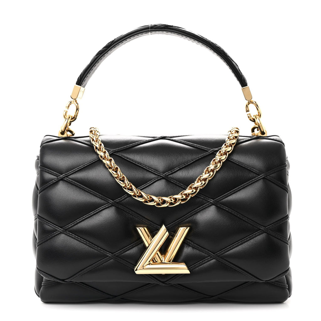 Lambskin Malletage Top Handle GO-14 MM Black
