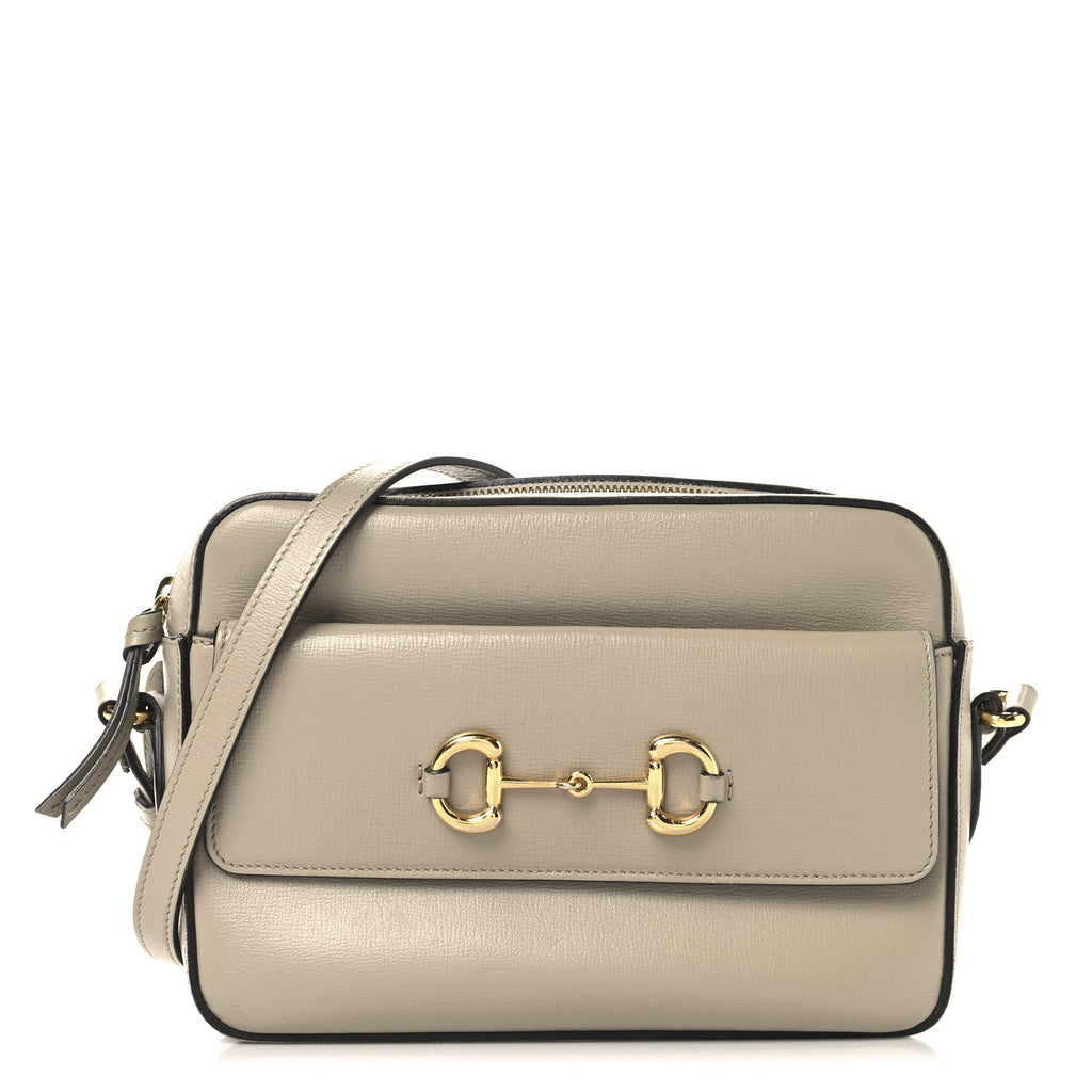 Azalea Calfskin Small Horsebit 1955 Shoulder Bag Oatmeal
