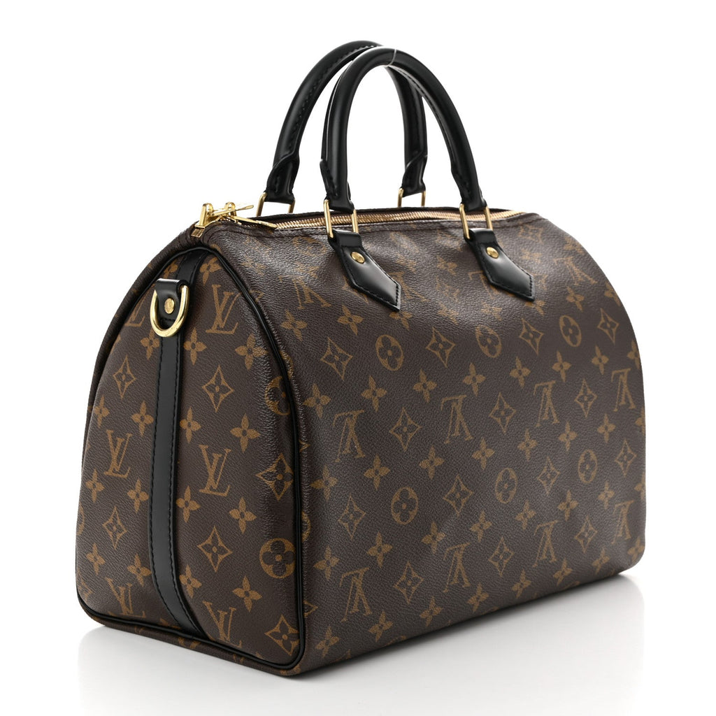 Monogram My World Tour Speedy Bandouliere 30 Black
