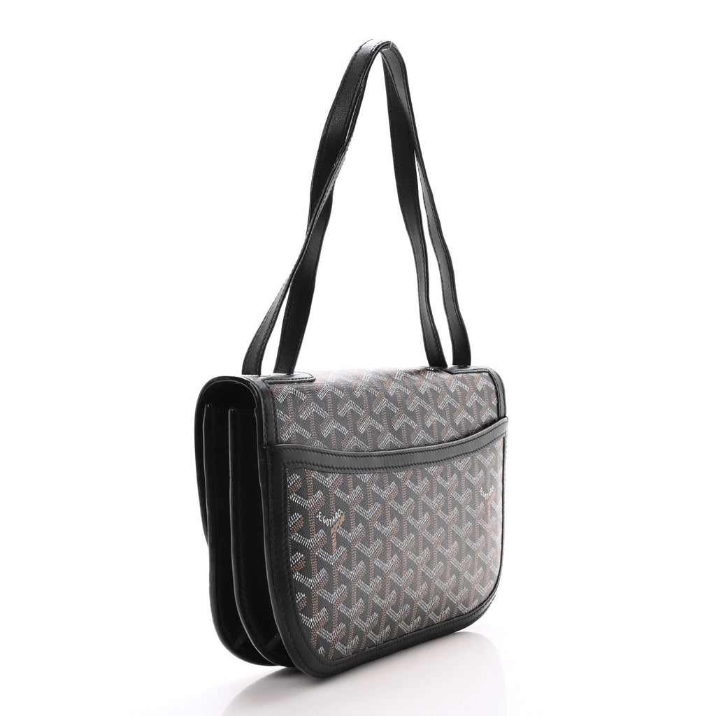 Goyardine 233 Shoulder Bag Black