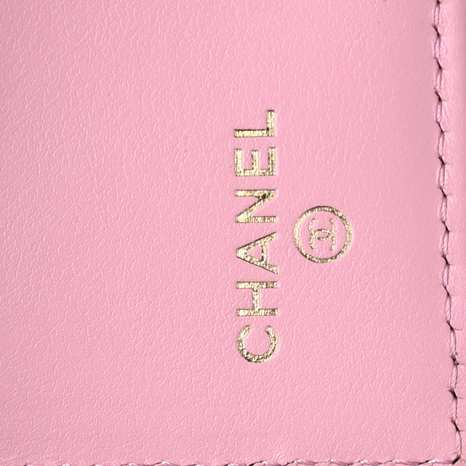 Caviar Quilted Multi Chain CC Compact Bifold Wallet Pink