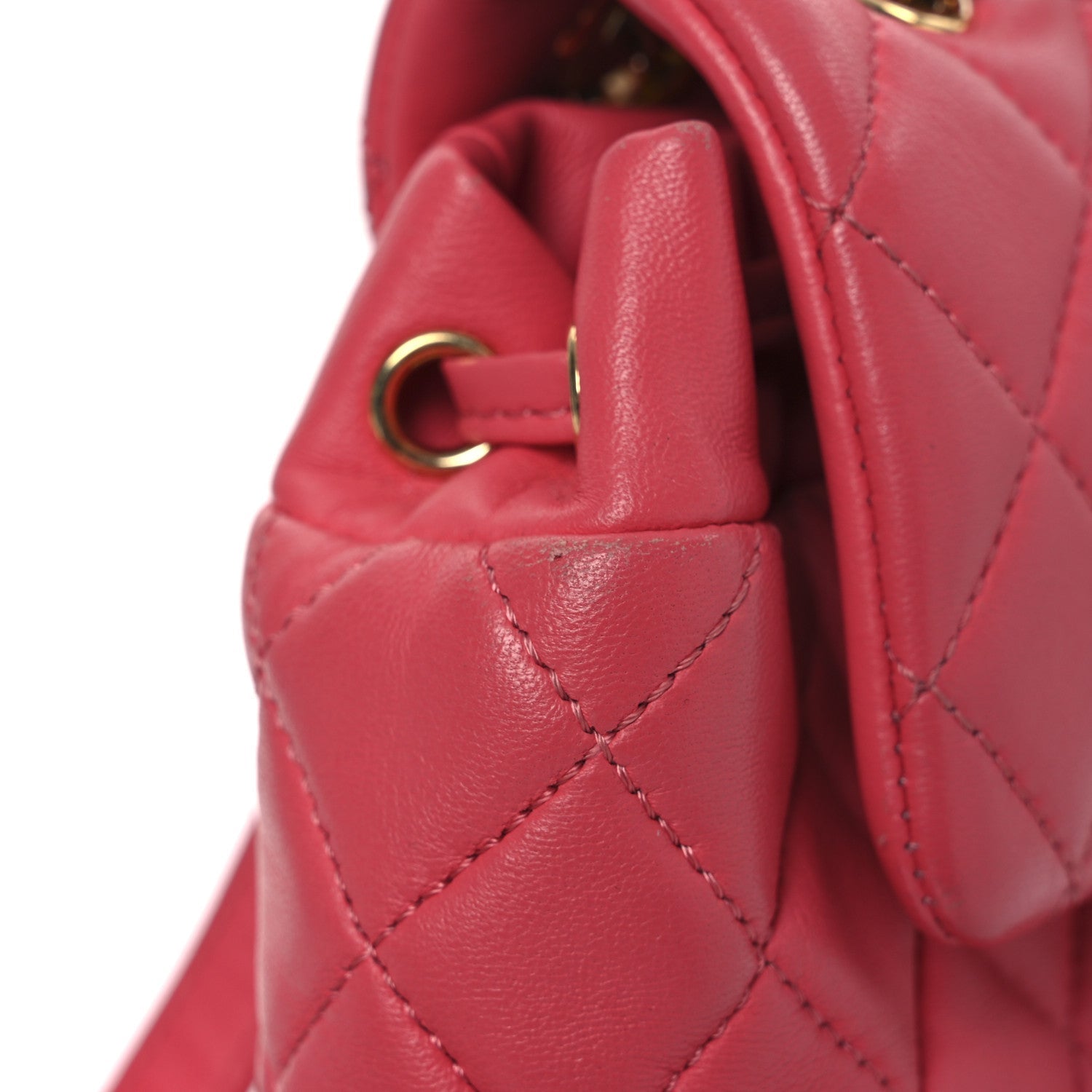 Lambskin Quilted Mini Urban Spirit Backpack Pink