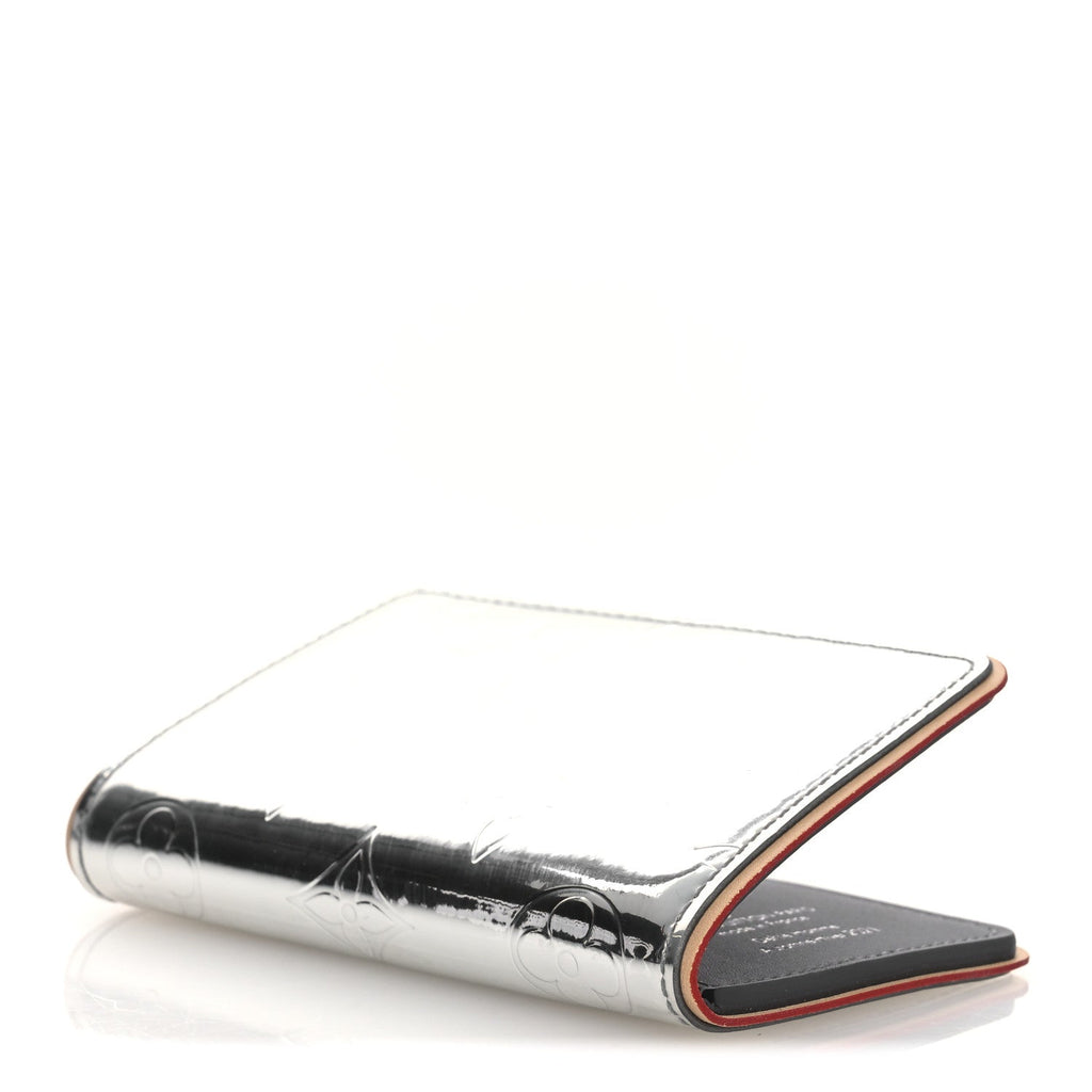 Monogram Mirror Slender Pocket Organizer