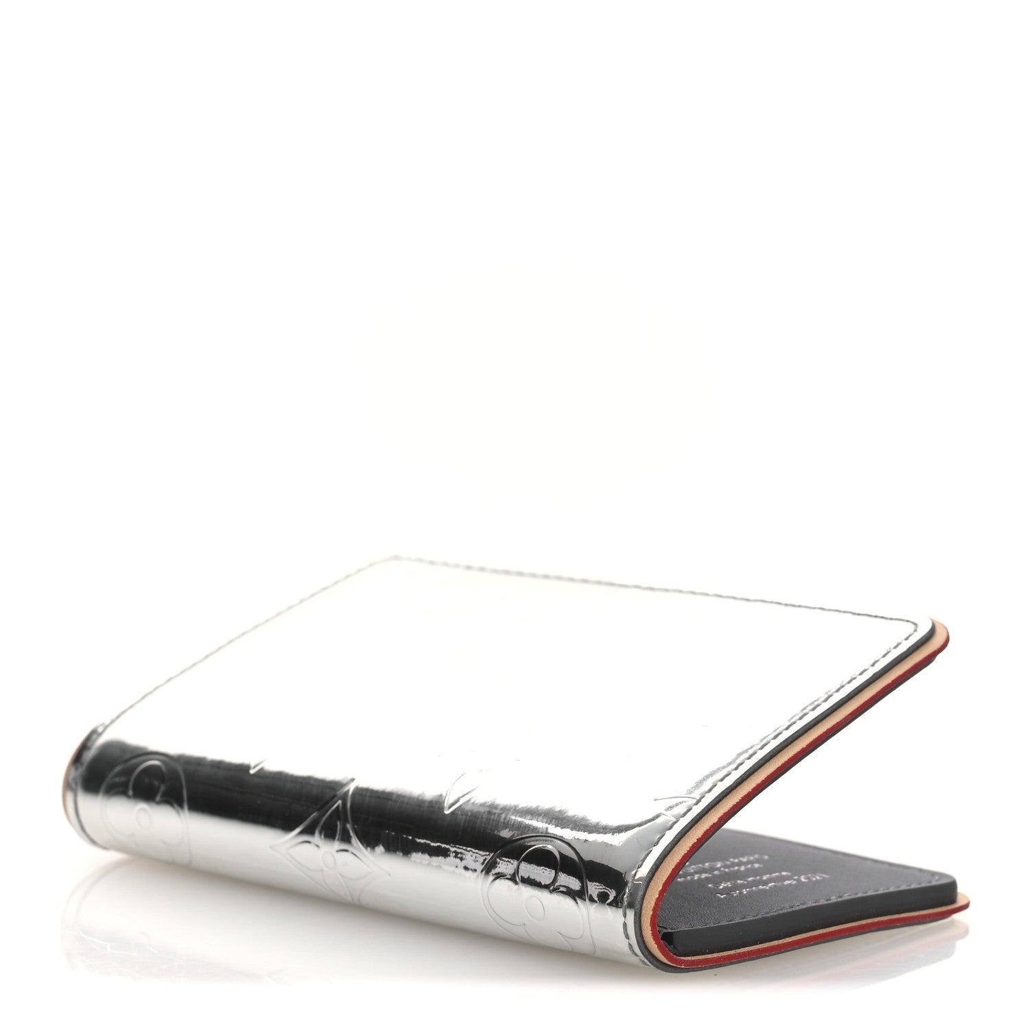 Monogram Mirror Slender Pocket Organizer