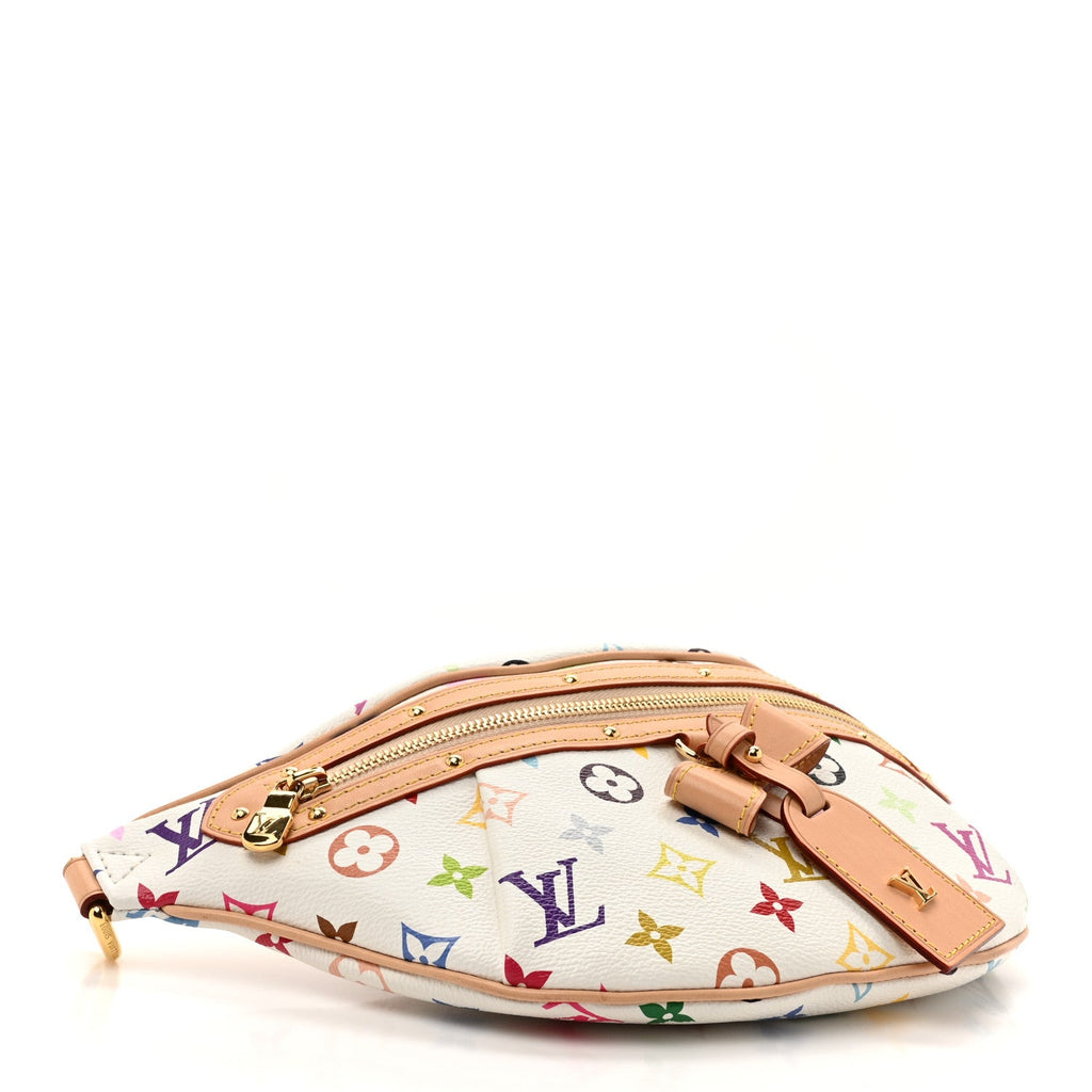 LV X TM Monogram Multicolor High Rise Bumbag White